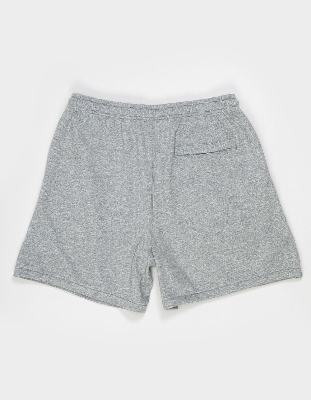 NIKE Club Flow Mens French Terry Shorts - HEATHER GRAY Product Image