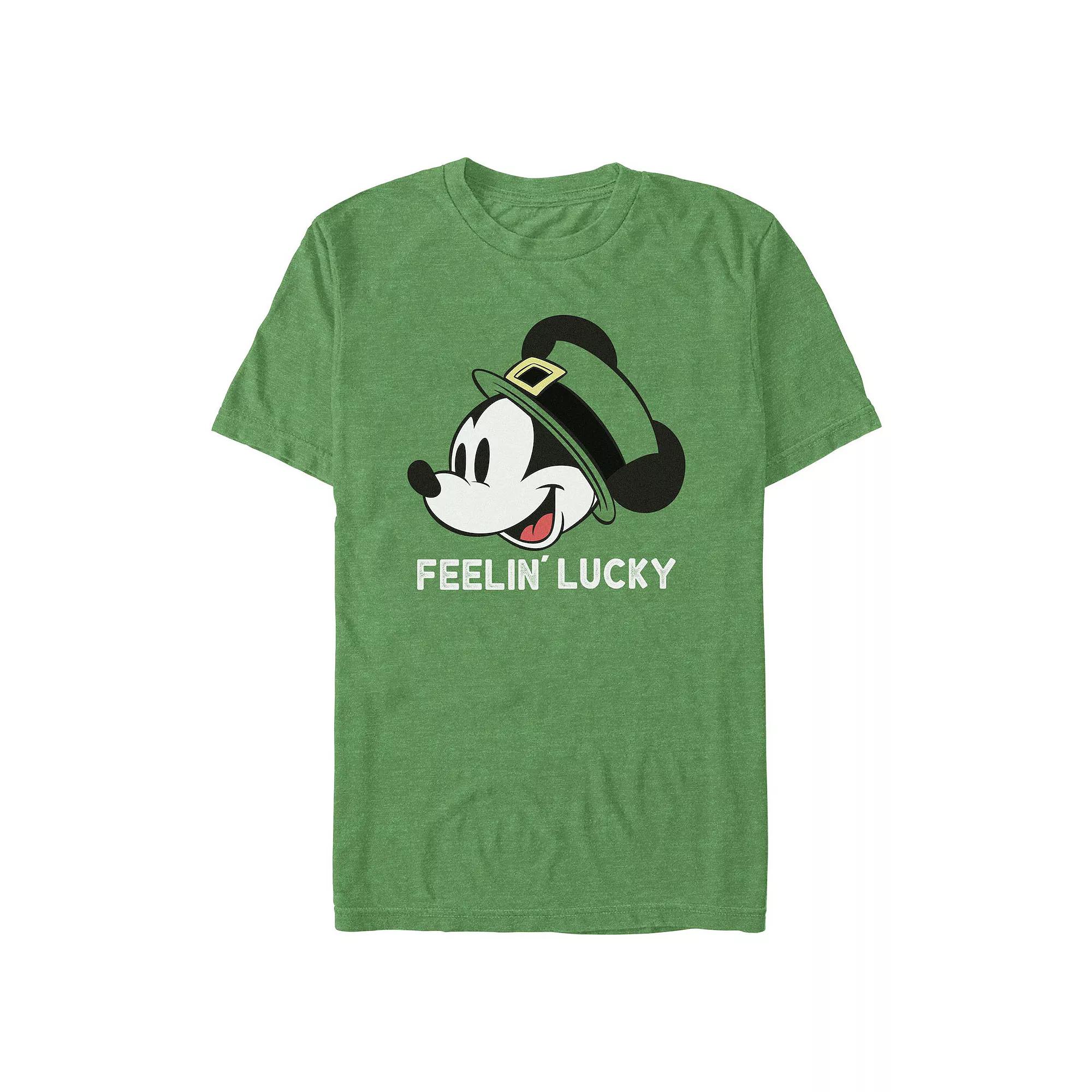 Disney's Mickey Mouse Feelin' Lucky Big & Tall Graphic Tee, Men's,  Product Image