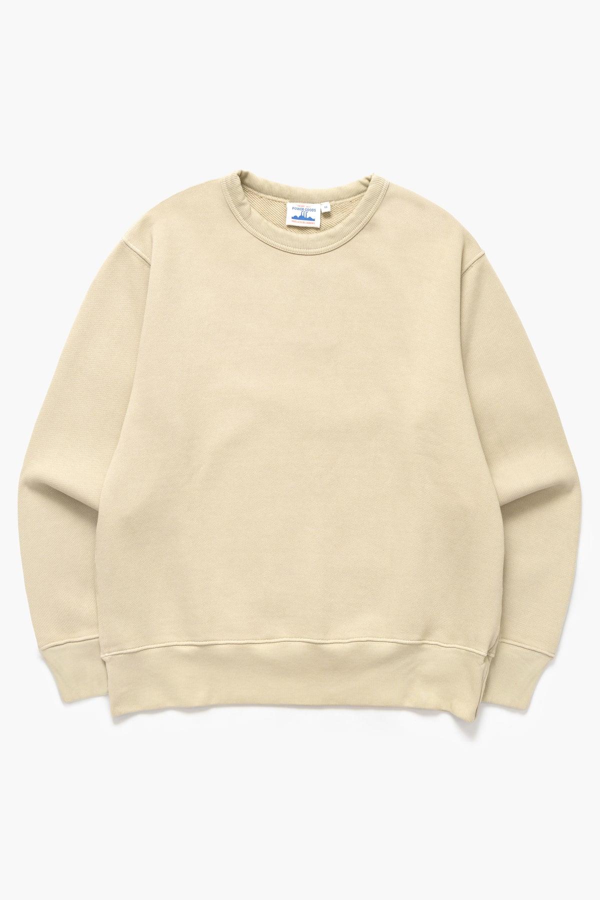Power Goods - Loopback Crewneck - Bone Product Image