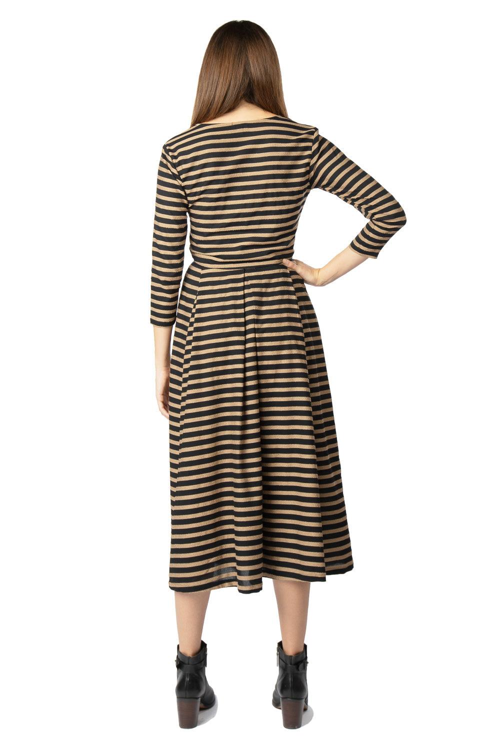 Rue Skirt in Black Stripe Product Image