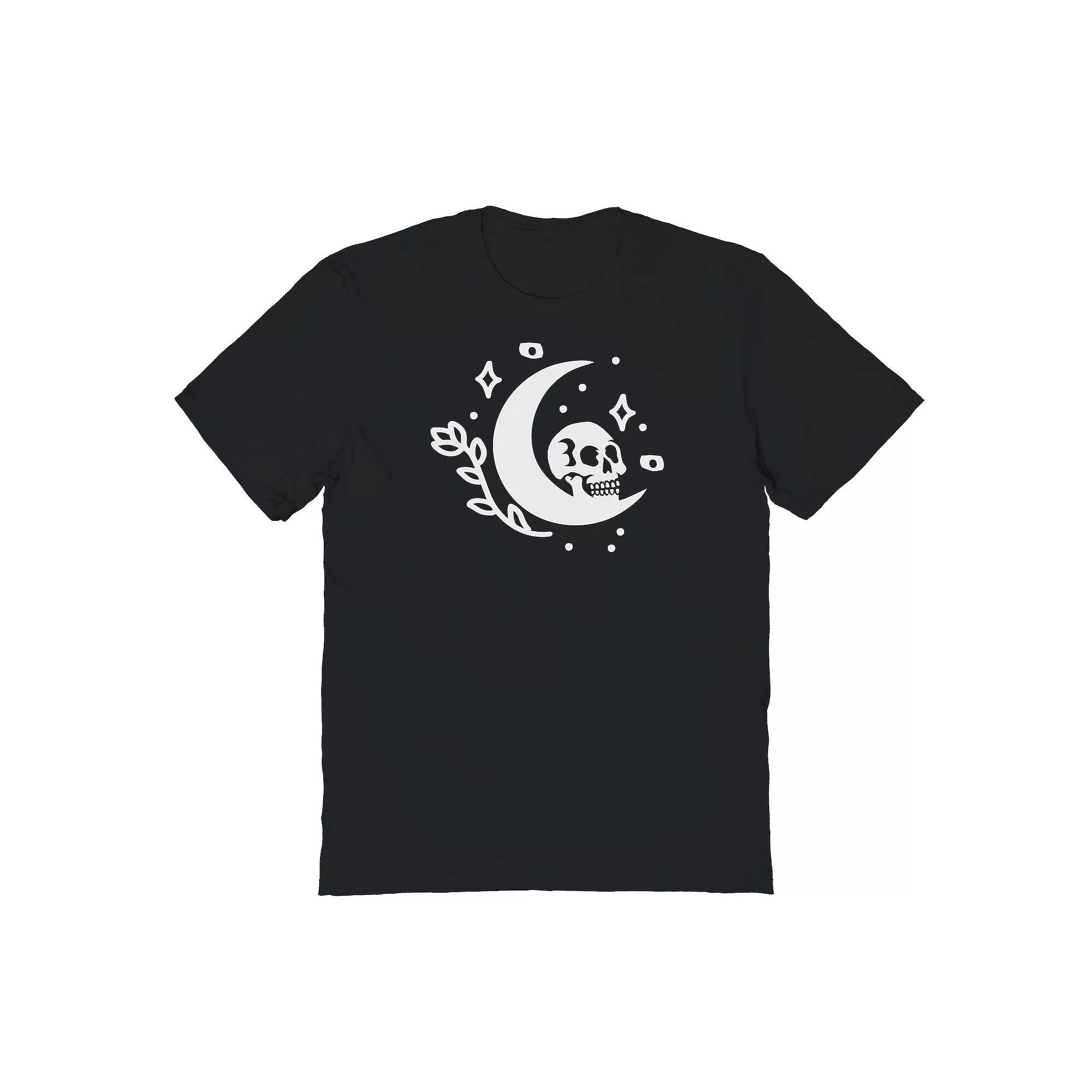 Men's Moth Coffin Front Halloween Graphic Tee, Adult Unisex,  Product Image