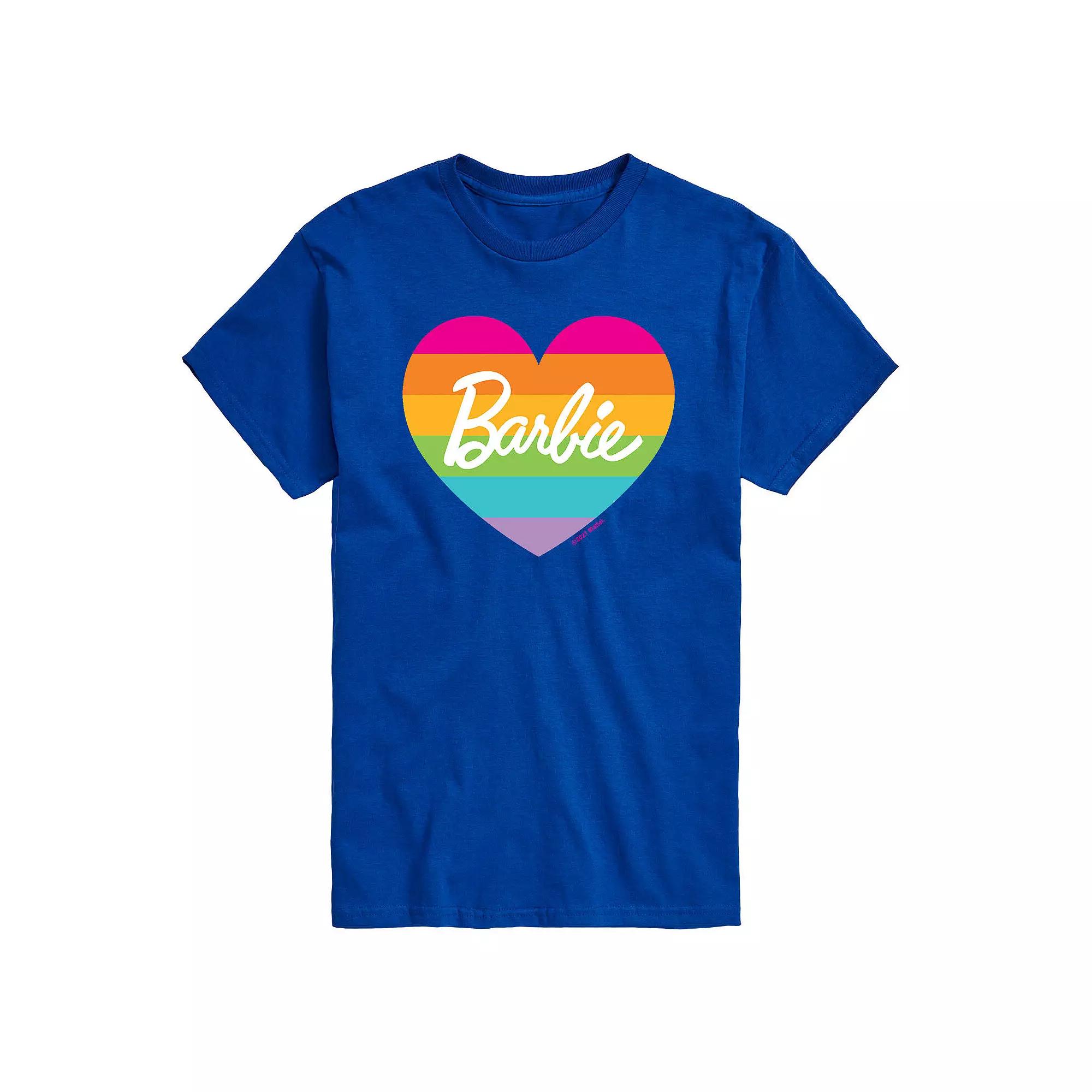 Big & Tall Barbie® Pride Rainbow Graphic Tee, Men's,  Product Image