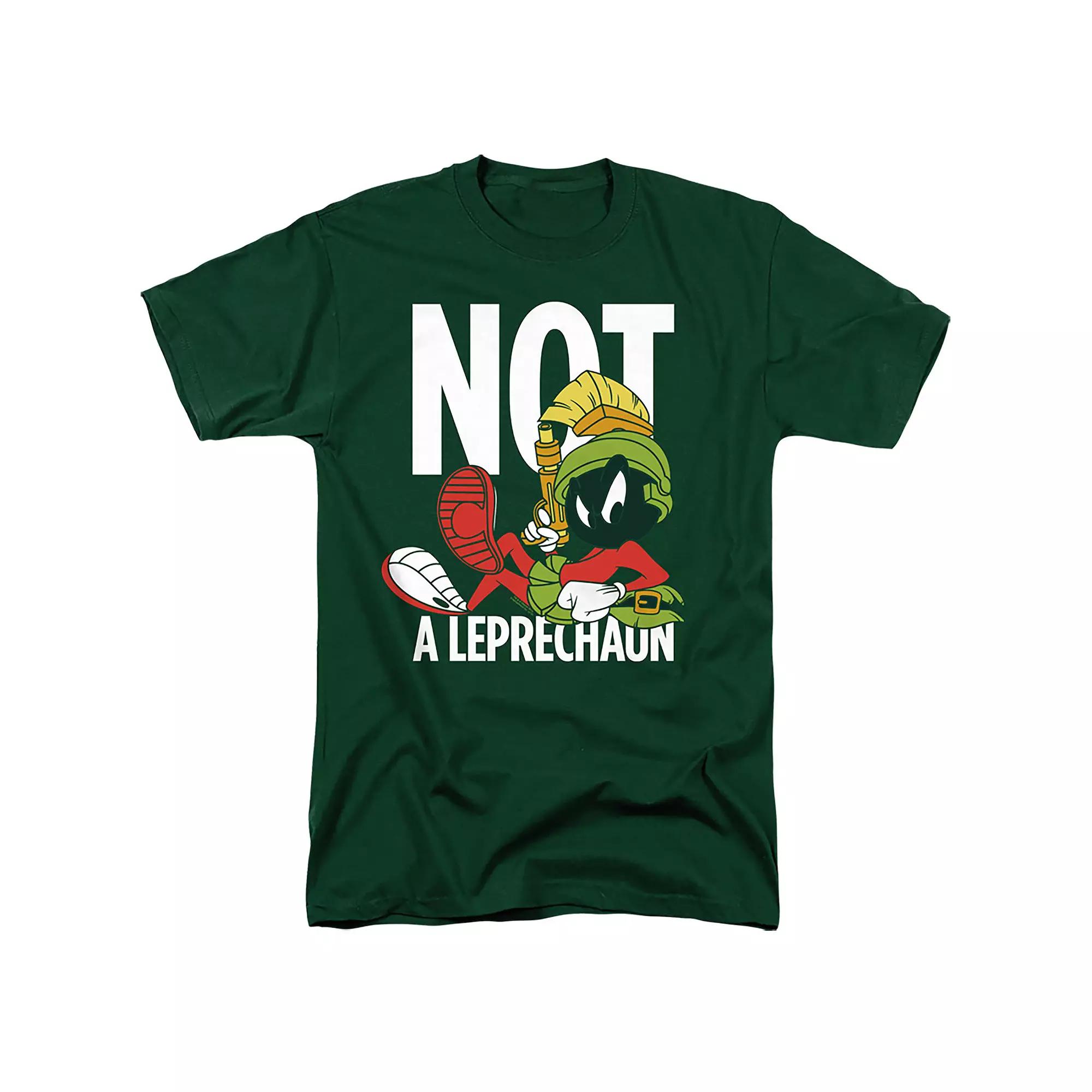 Men's Looney Tunes Not A Leprechaun Graphic Tee, Size: XXL, Dark Green Product Image