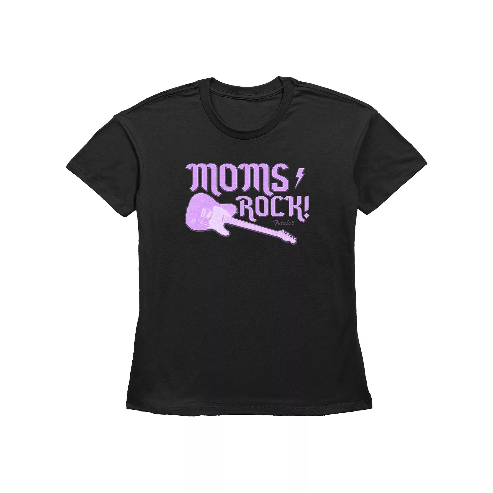 Women's Fender Moms Always Rock Basic Fit Graphic Tee,  Product Image