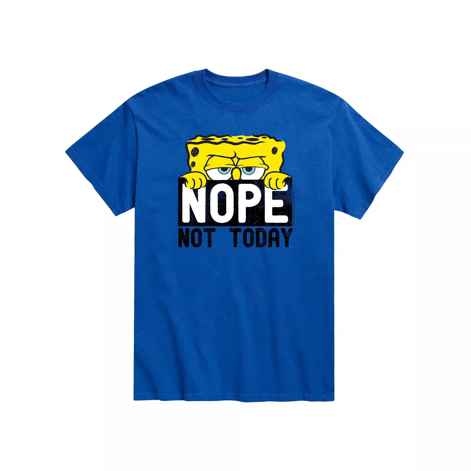 Men's SpongeBob Not Today Tee,  Product Image