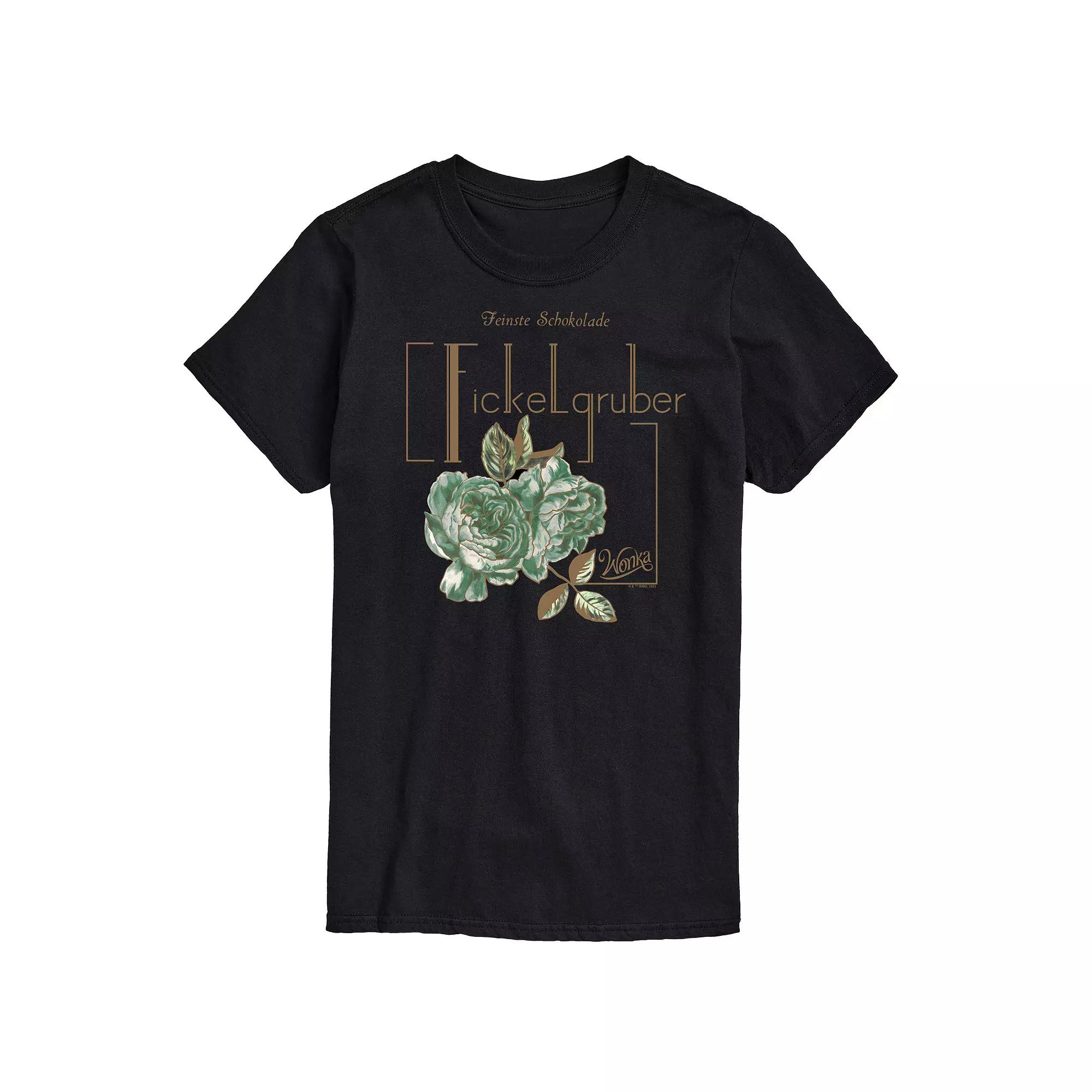 Men's Wonka Shop Logo Fickelgruber Graphic Tee,  Product Image