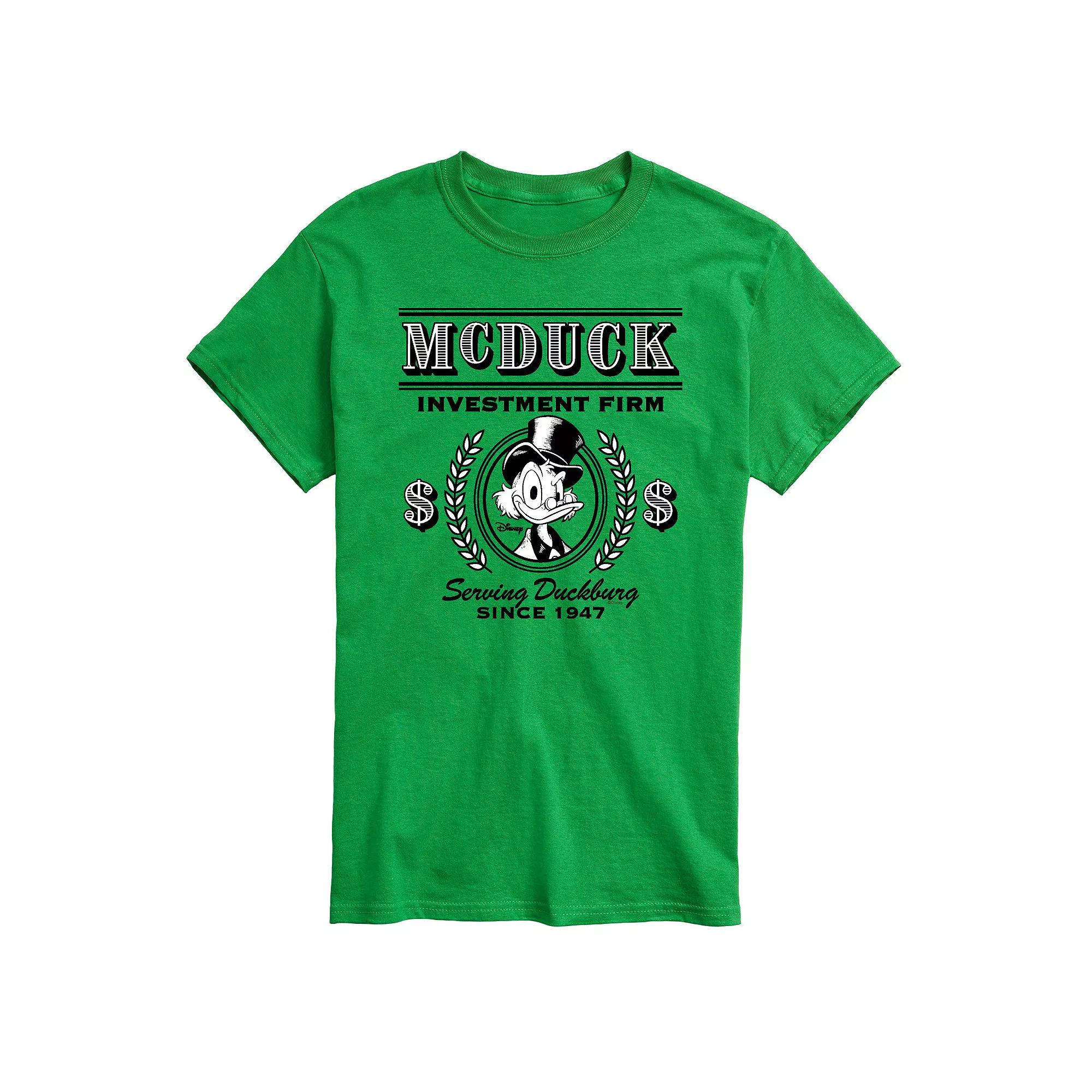 Men's Disney's Duck Tales McDuck Investment Firm Graphic Tee,  Product Image