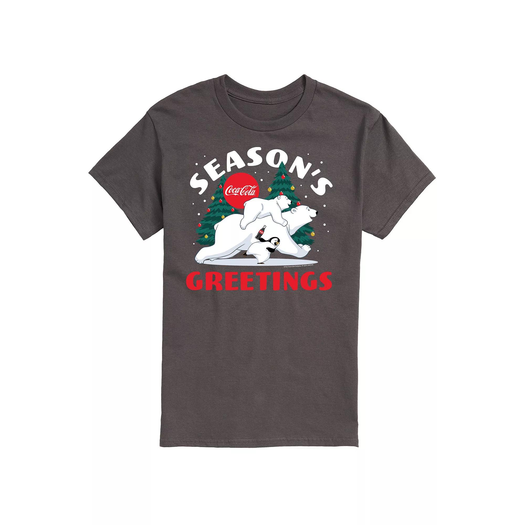 Men's CocaCola Seasons Greetings Tee,  Product Image