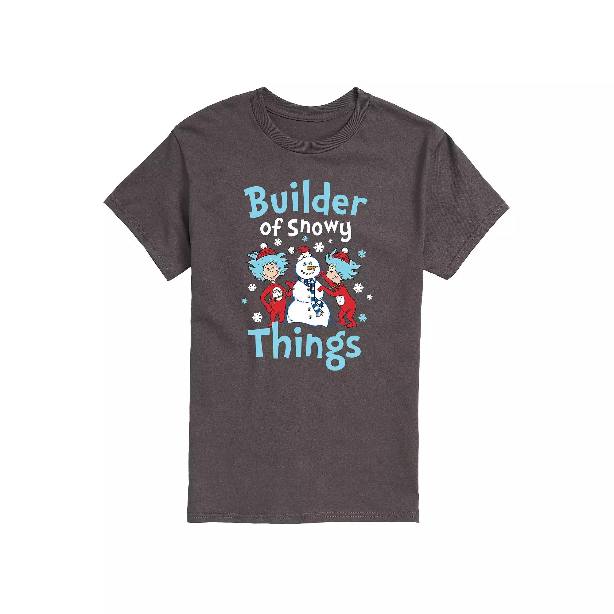 Men's Dr. Seuss Builder of Snowy Things Tee,  Product Image