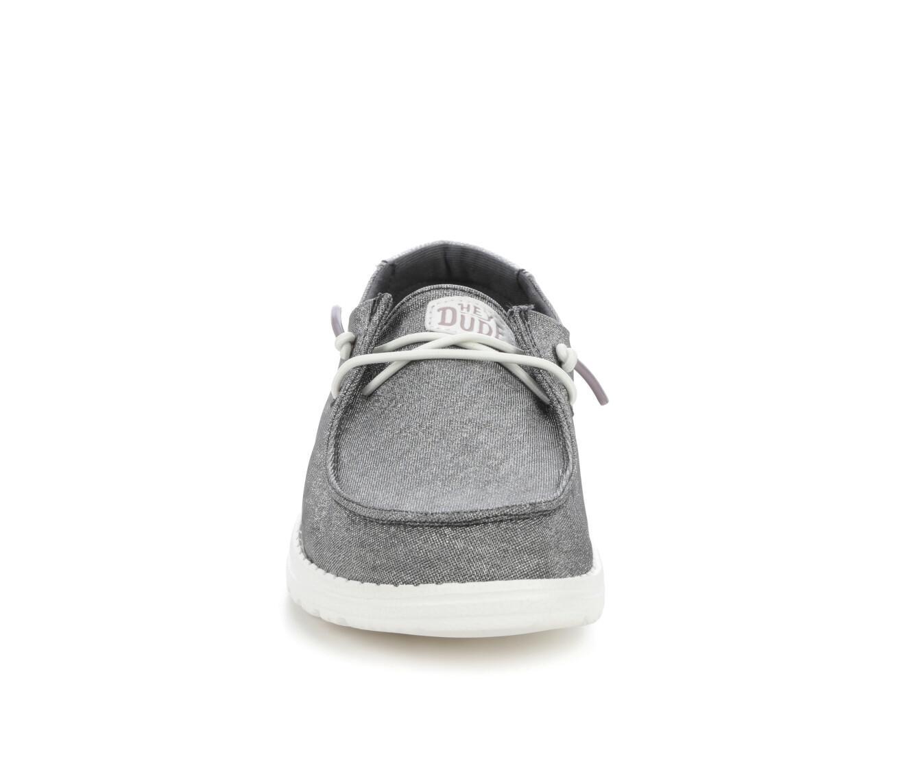 Women's HEYDUDE Wendy Metallic Sparkle Casual Shoes Product Image