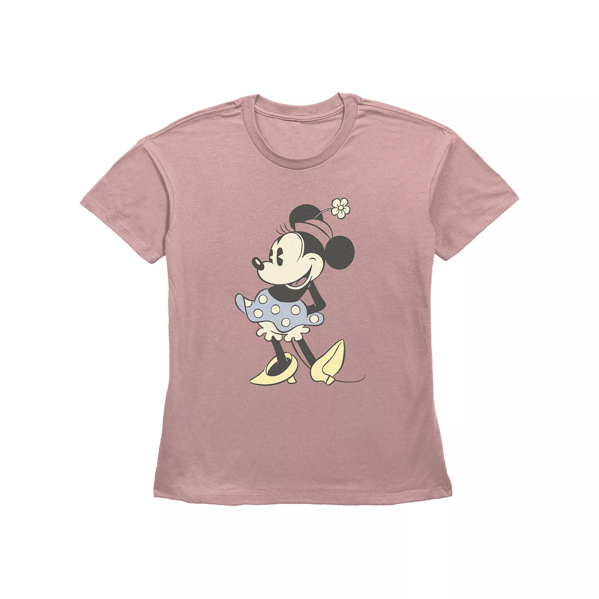 Disney's Minnie Mouse Classic Vintage Outfit Women's Graphic Tee,  Product Image