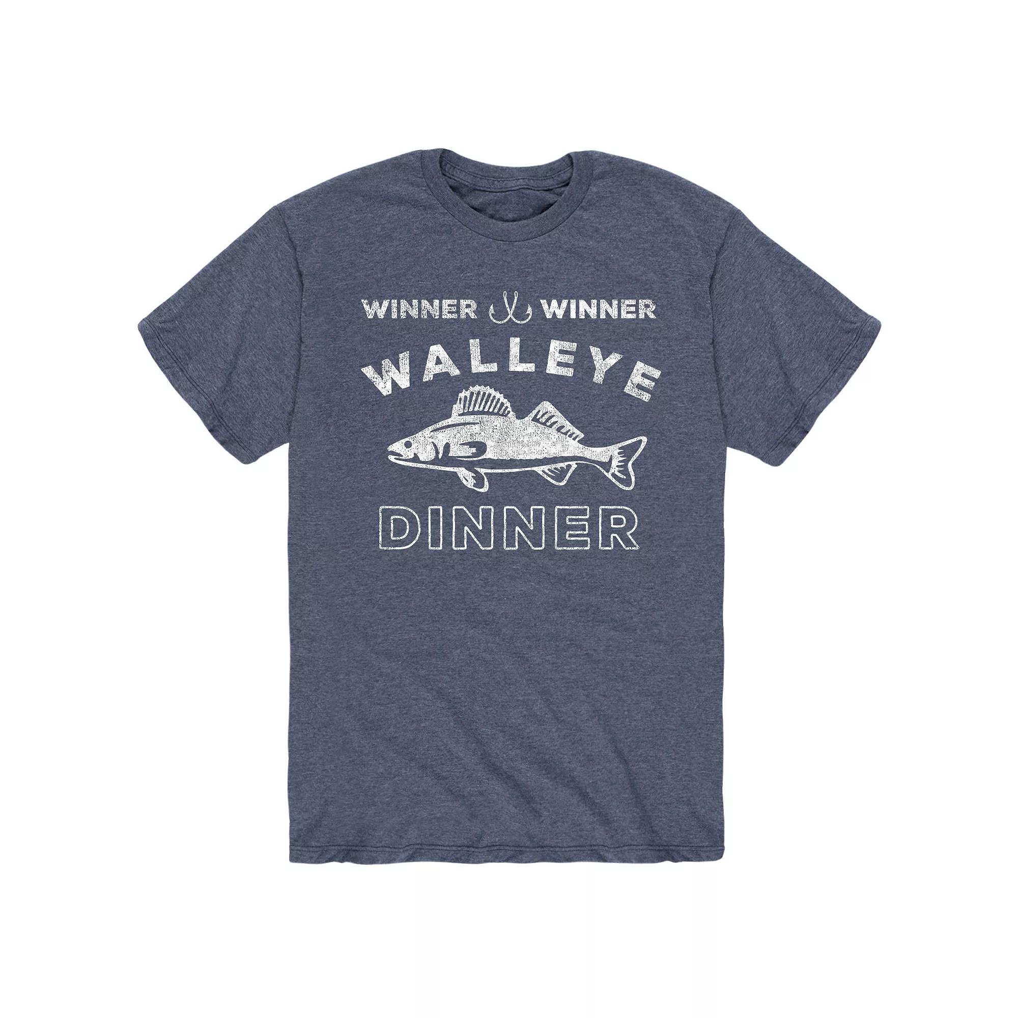 Men's Winner Winner Walleye Dinner Tee,  Product Image