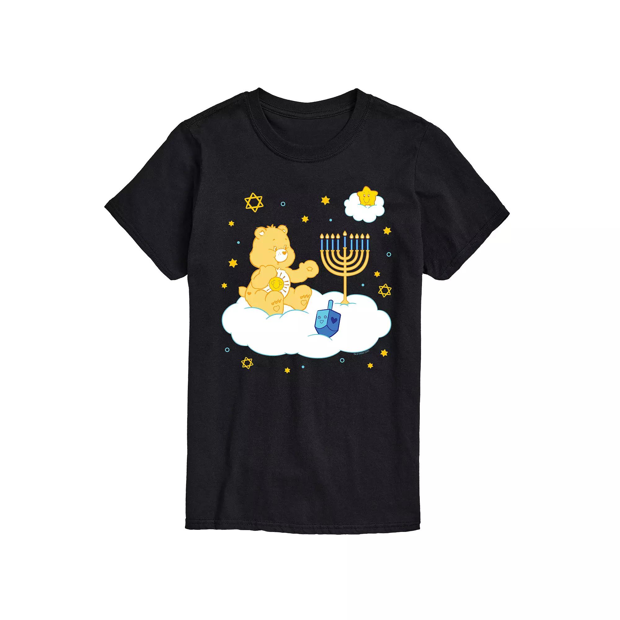 Men's Care Bears Hanukkah Cloud Graphic Tee,  Product Image