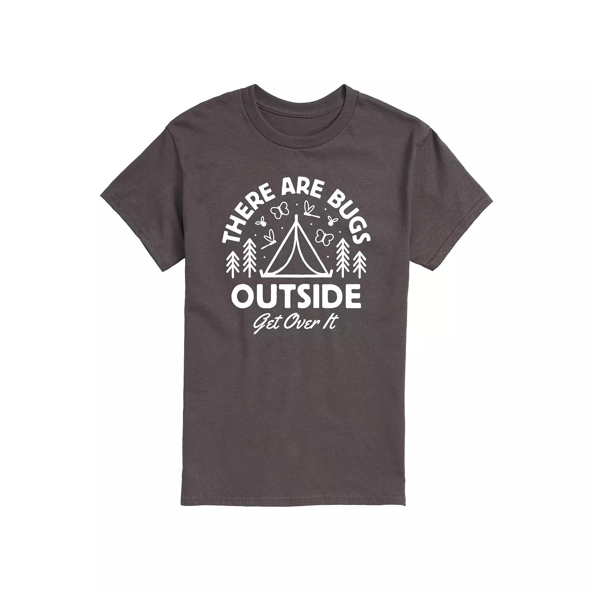 Men's There Are Bugs Outside Get Over It Graphic Tee,  Product Image