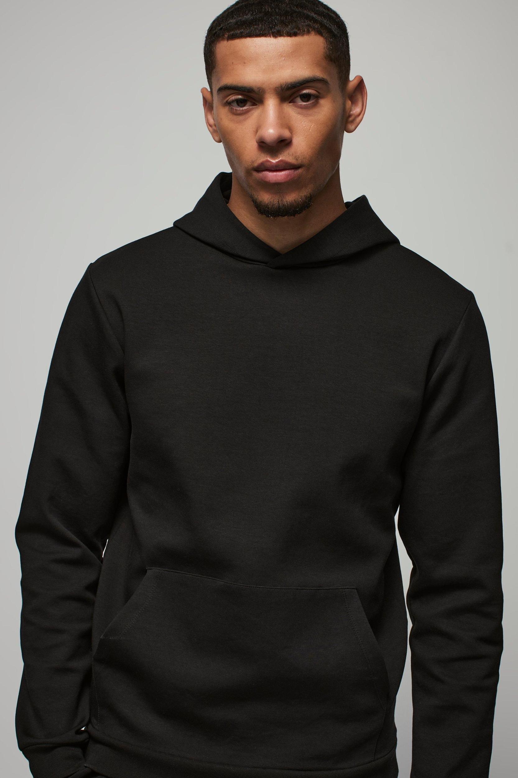 Slim Fit Peached Hoodie | boohooMAN USA Product Image