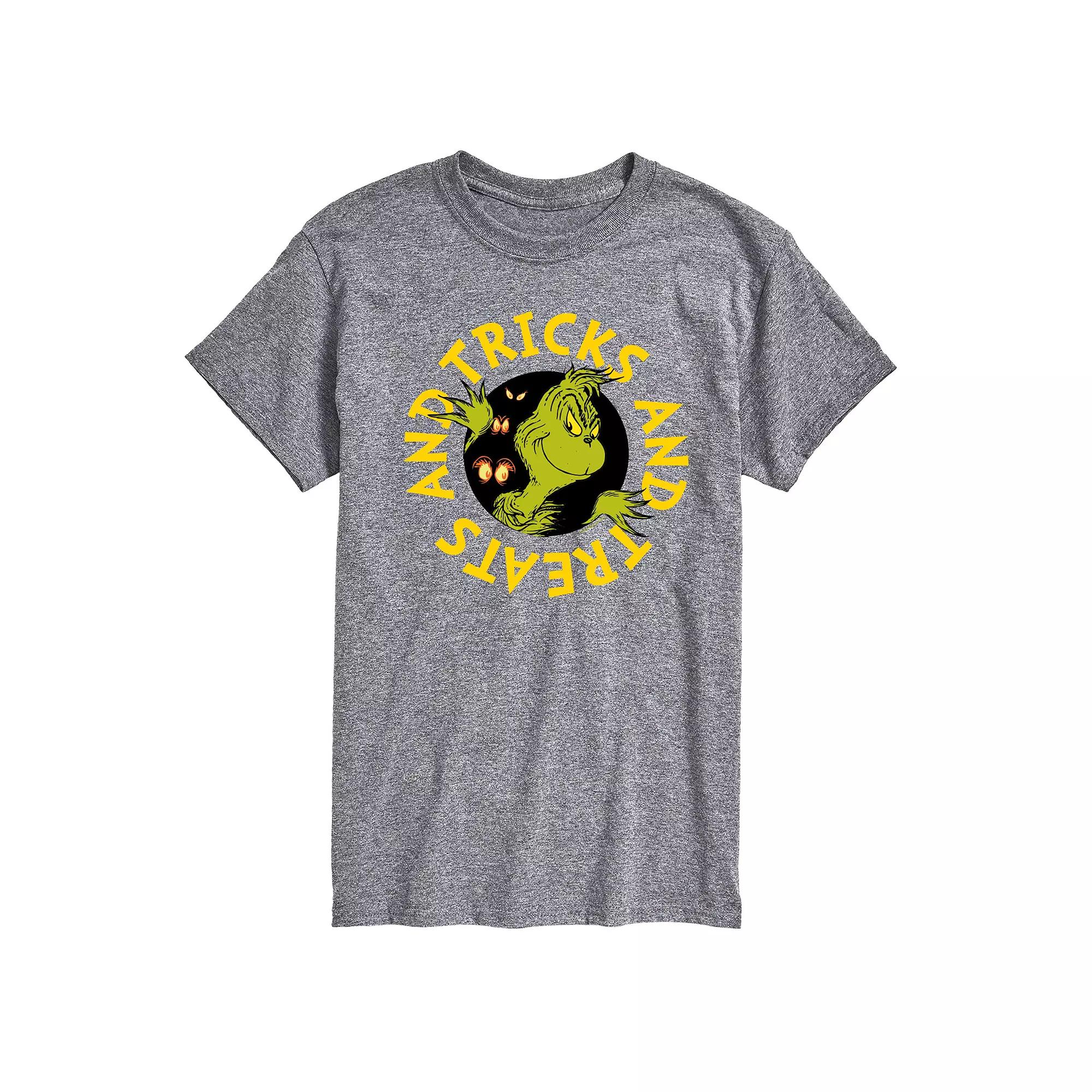 Men's Dr. Seuss Grinch Tricks And Treats Graphic Tee,  Product Image