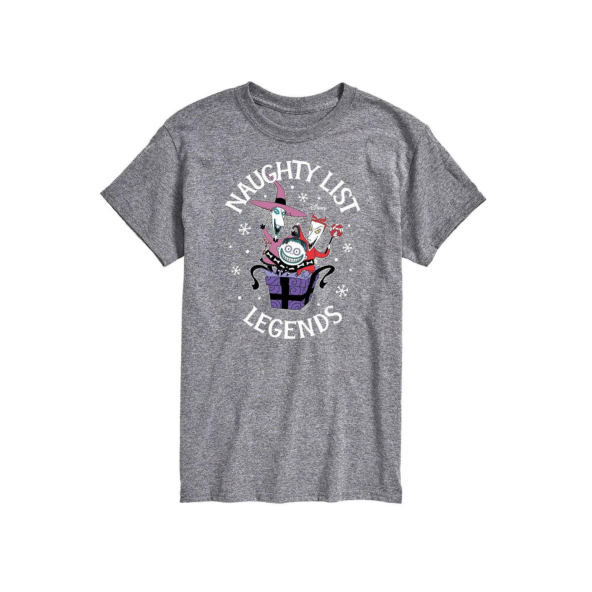 Disney's The Nightmare Before Christmas Men's Naughty List Legends Graphic Tee,  Product Image