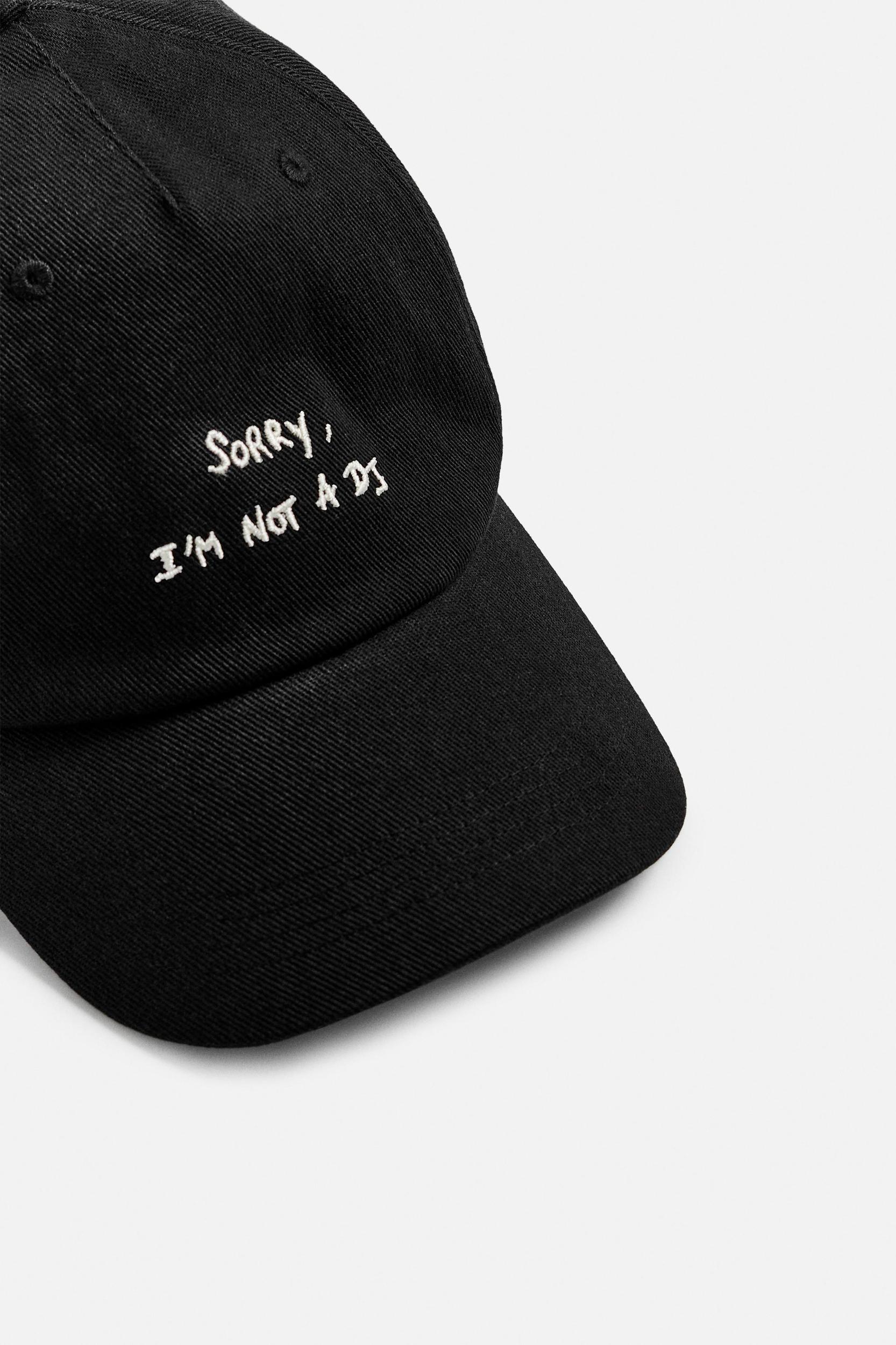 EMBROIDERED TEXT CAP Product Image