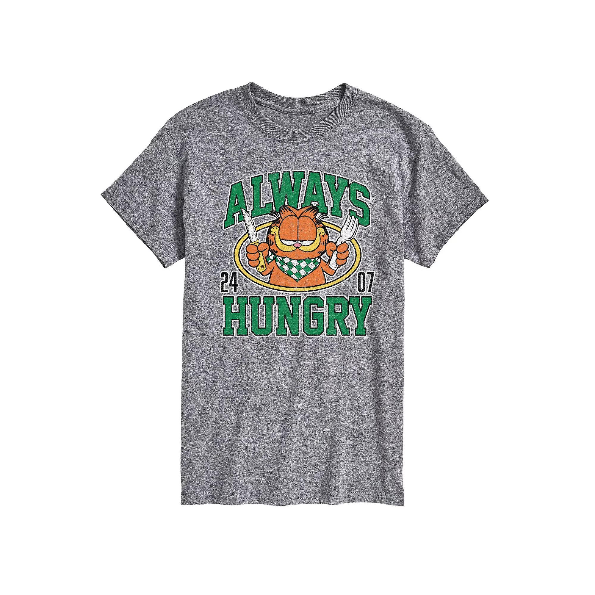 Big & Tall Garfield Always Hungry Graphic Tee, Men's,  Product Image