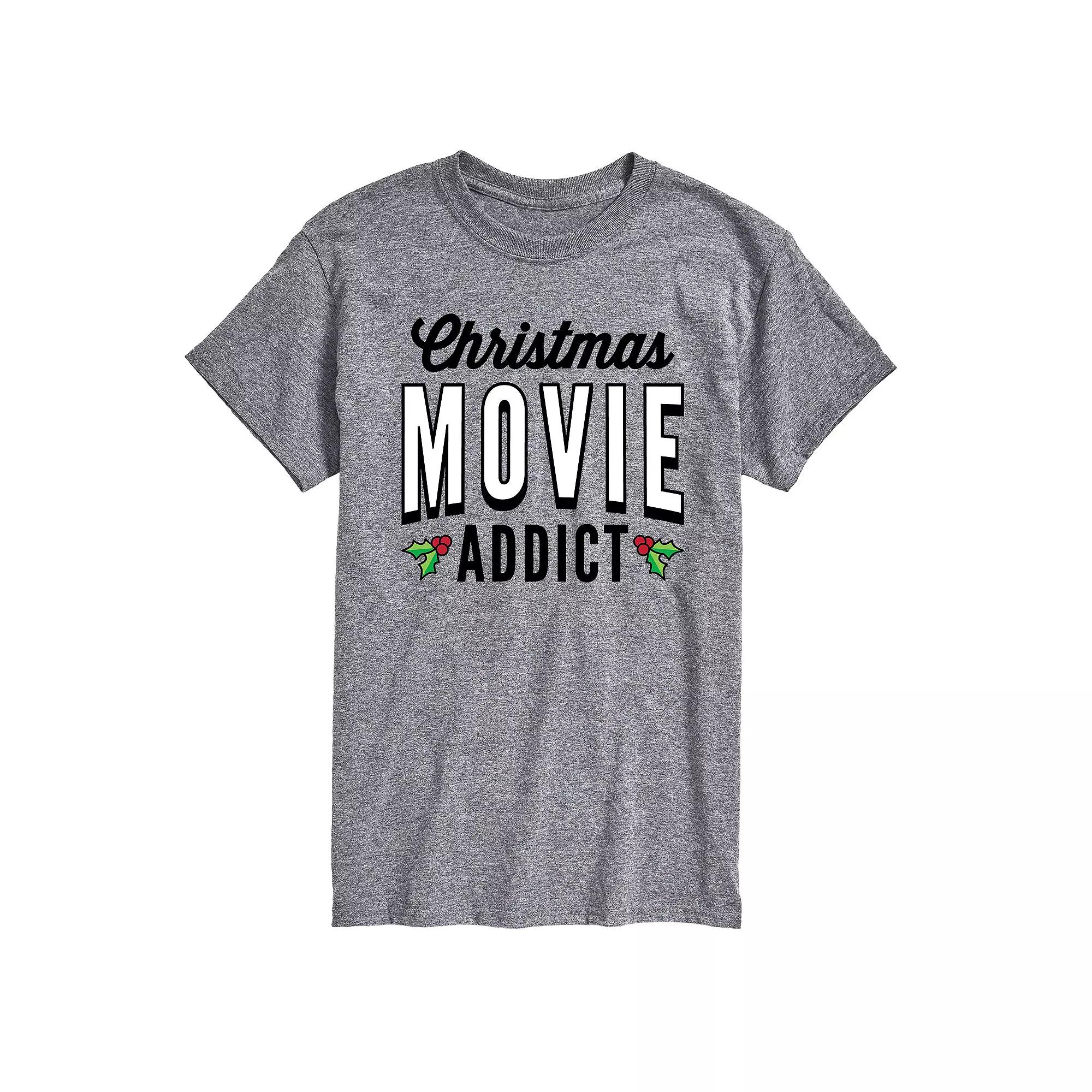 Big & Tall Christmas Movie Addict Tee, Men's,  Product Image