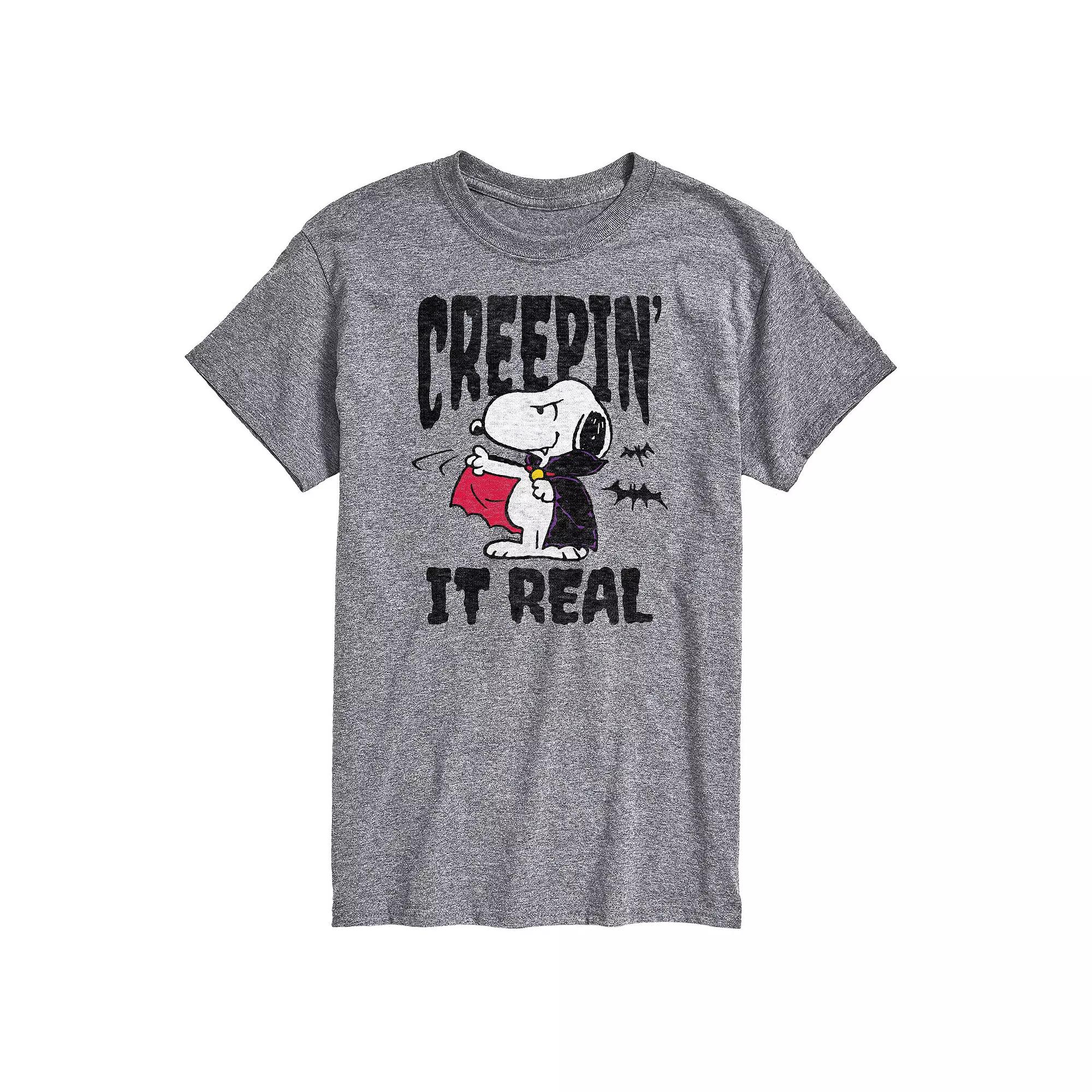 Men's Peanuts Snoopy Vampire Creepin' It Real Graphic Tee,  Product Image
