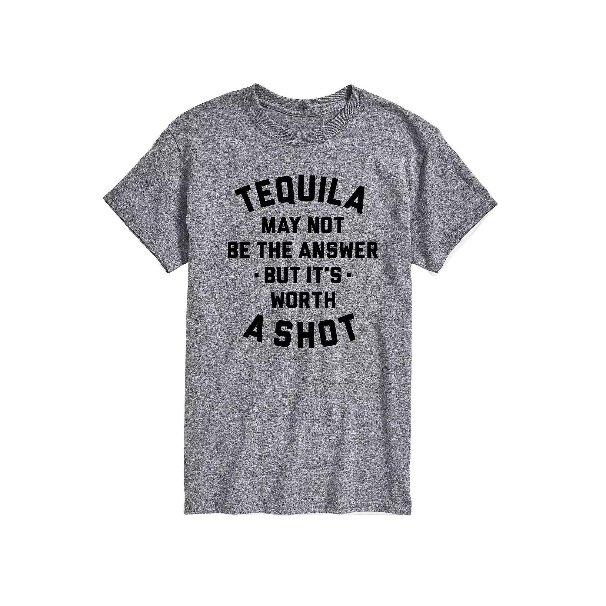 Big & Tall Tequila May Not Be The Answer Graphic Tee, Men's,  Product Image