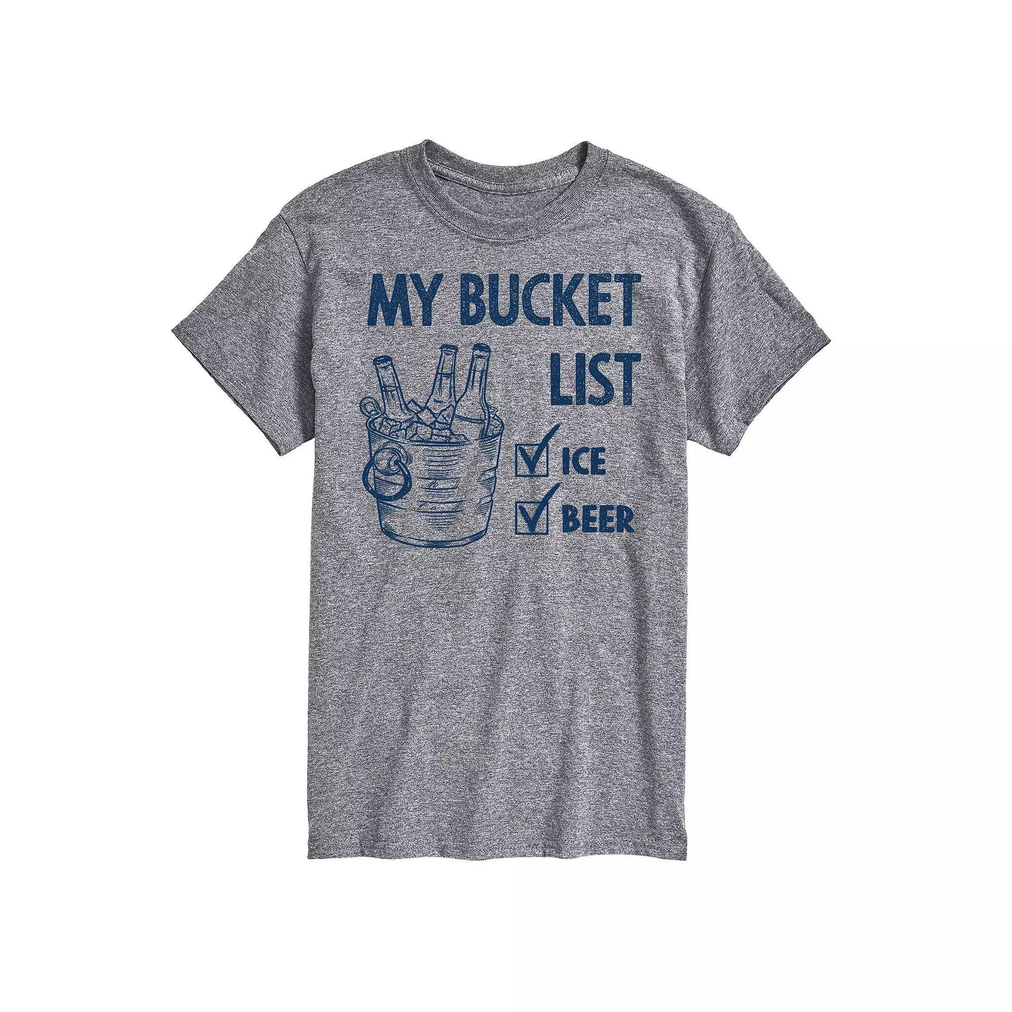 Men's Bucket List Tee,  Product Image