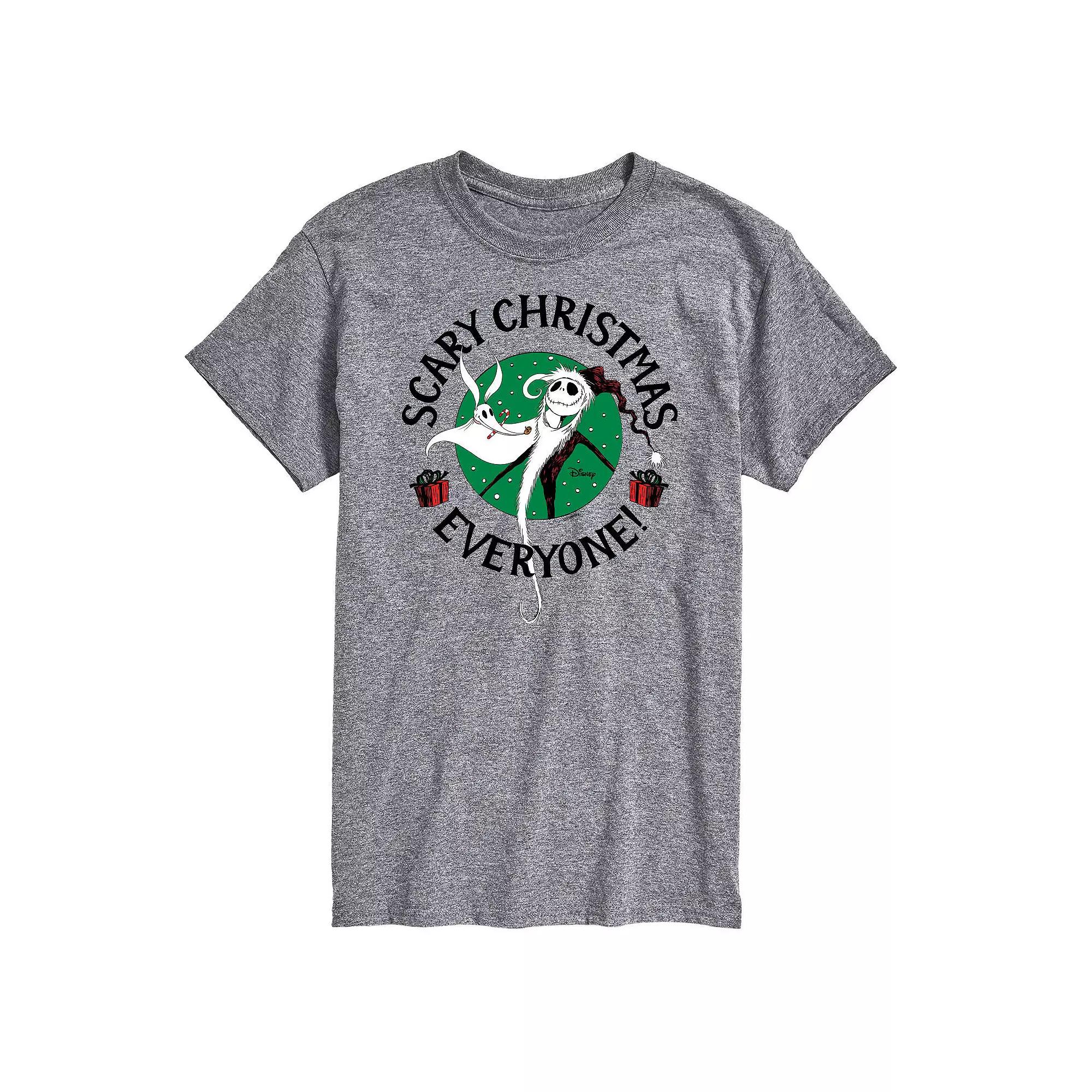 Disney's The Nightmare Before Christmas Men's Scary Christmas Men's Everyone Graphic Tee,  Product Image