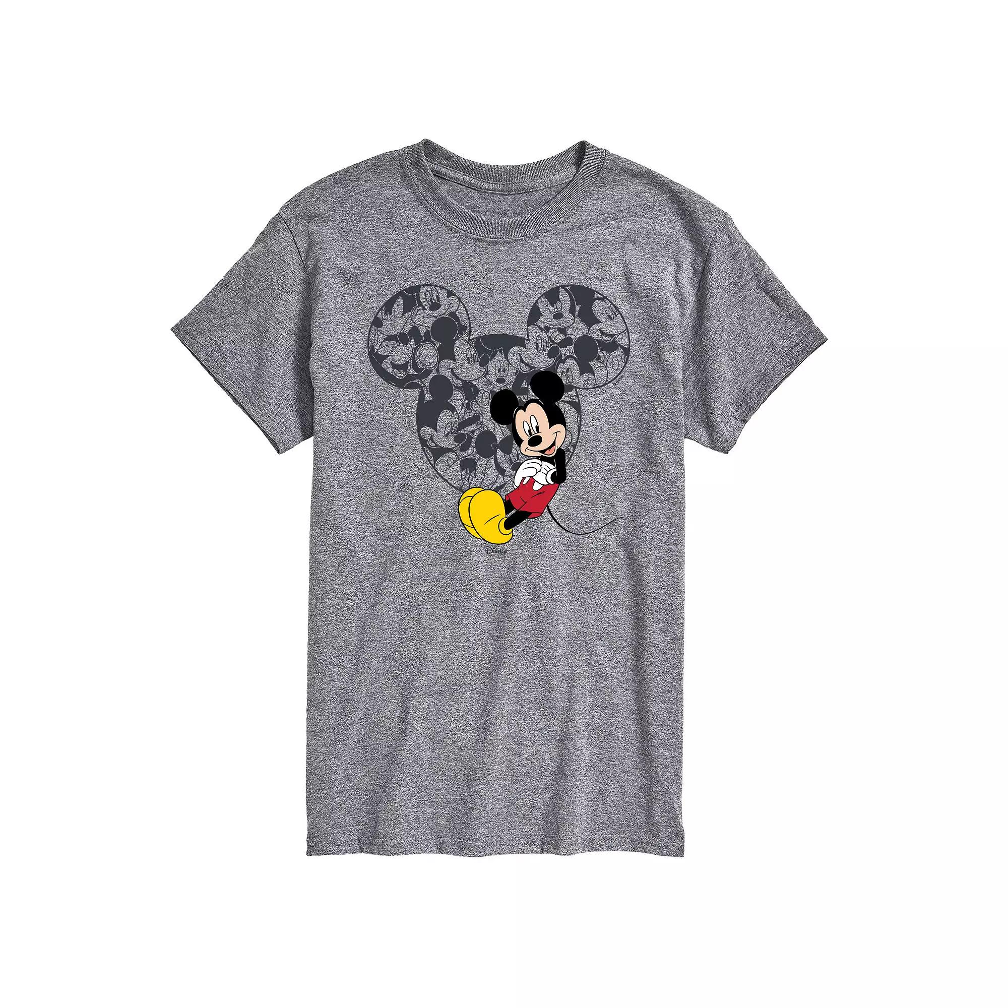 Men's Disney's Mickey Mouse Ear Collage Graphic Tee,  Product Image
