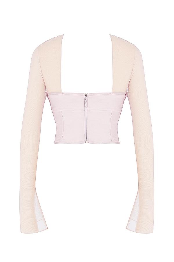 Mina  crystal structured corset Product Image