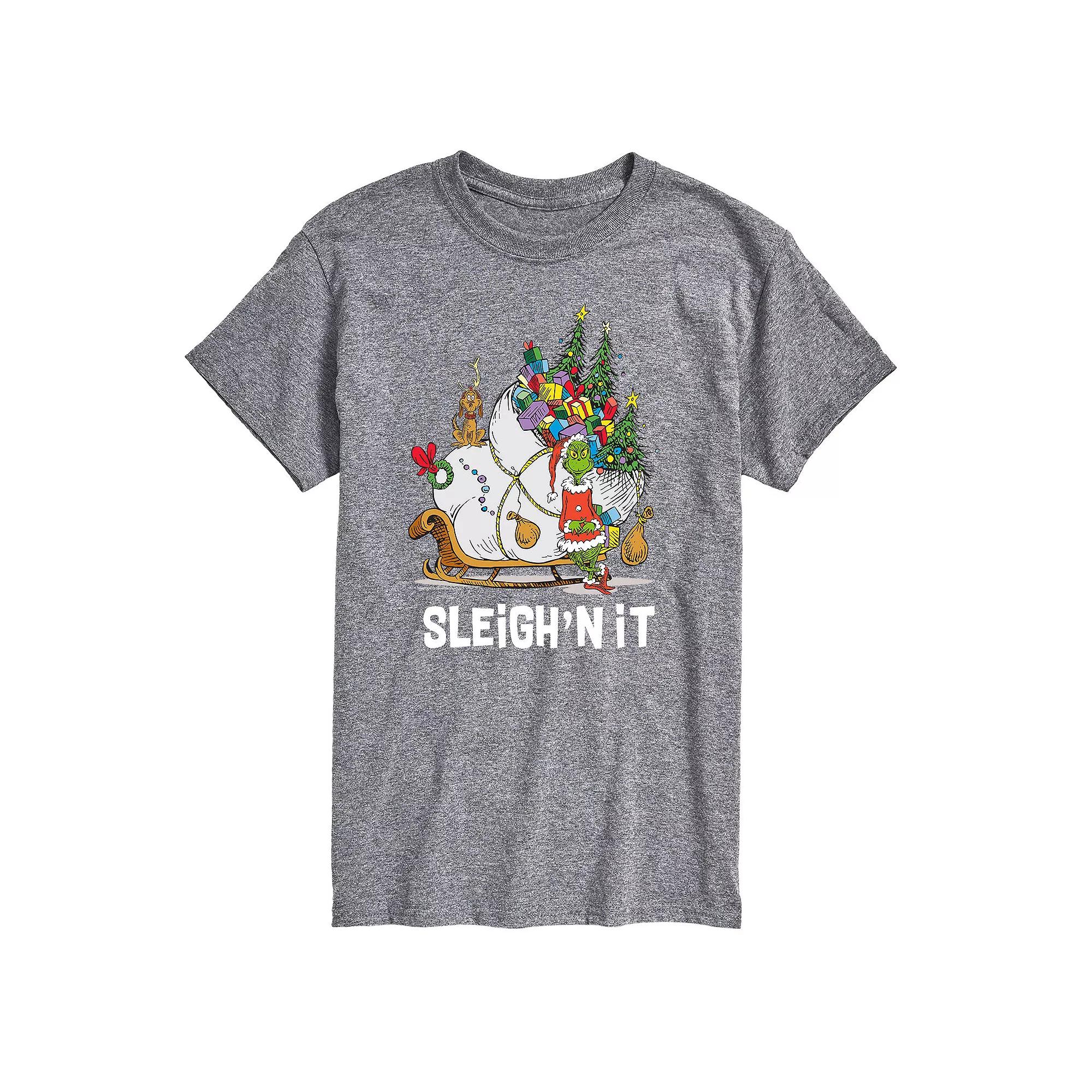 Men's Dr. Seuss The Grinch Sleighn Tee,  Product Image