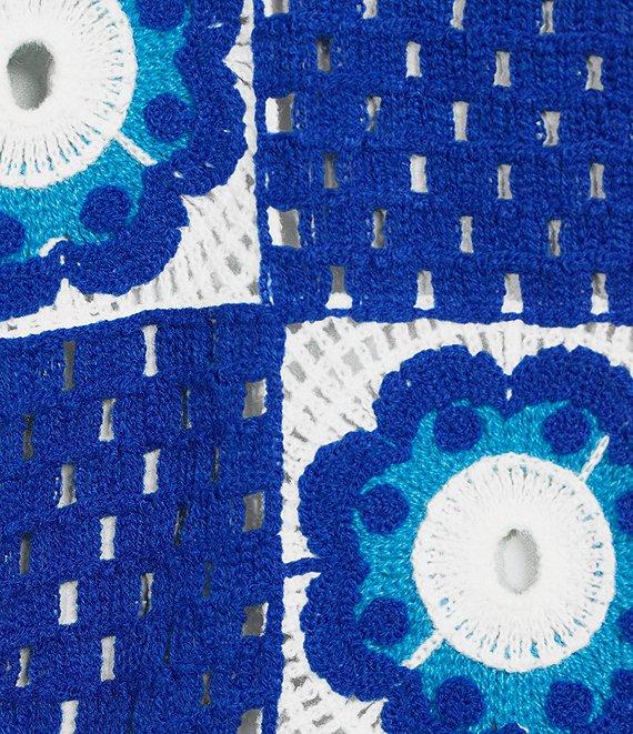 Chelsea & Violet Round Neckline Self Tie Sleeveless Raven Blouse Product Image