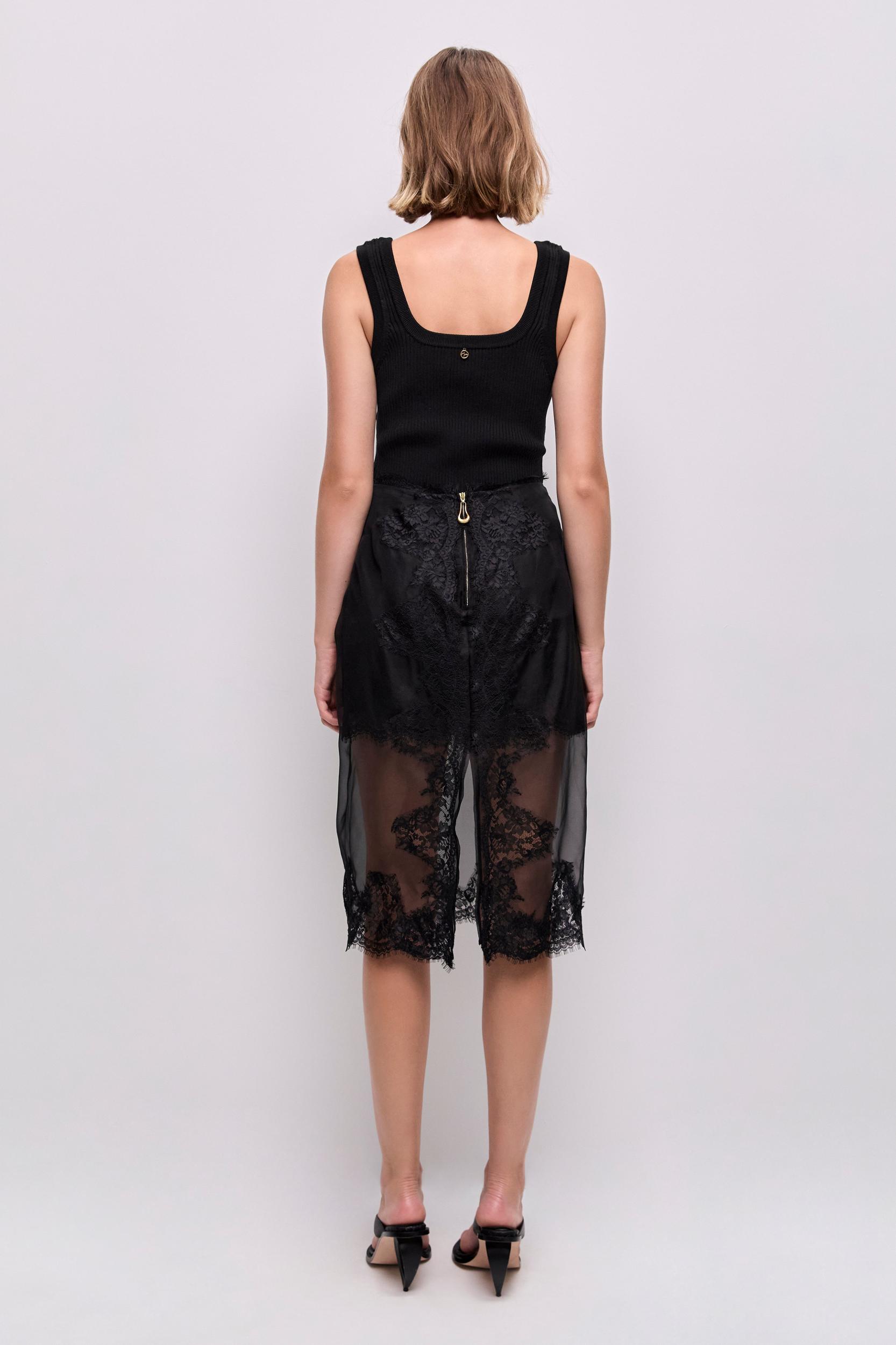 Ophelia Lace Skirt-BLACK / 6 Product Image