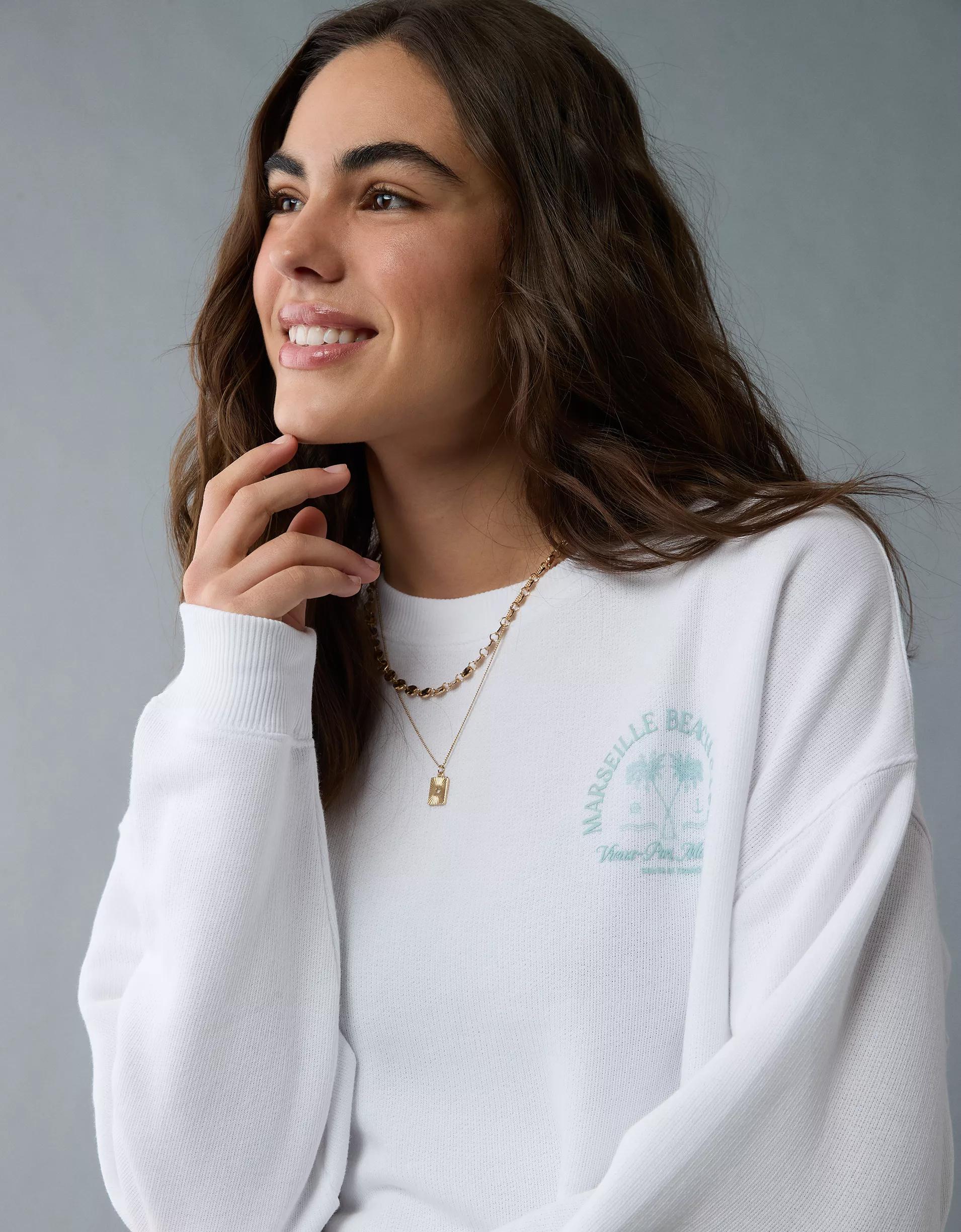 AE Destination Graphic Sweatshirt Product Image