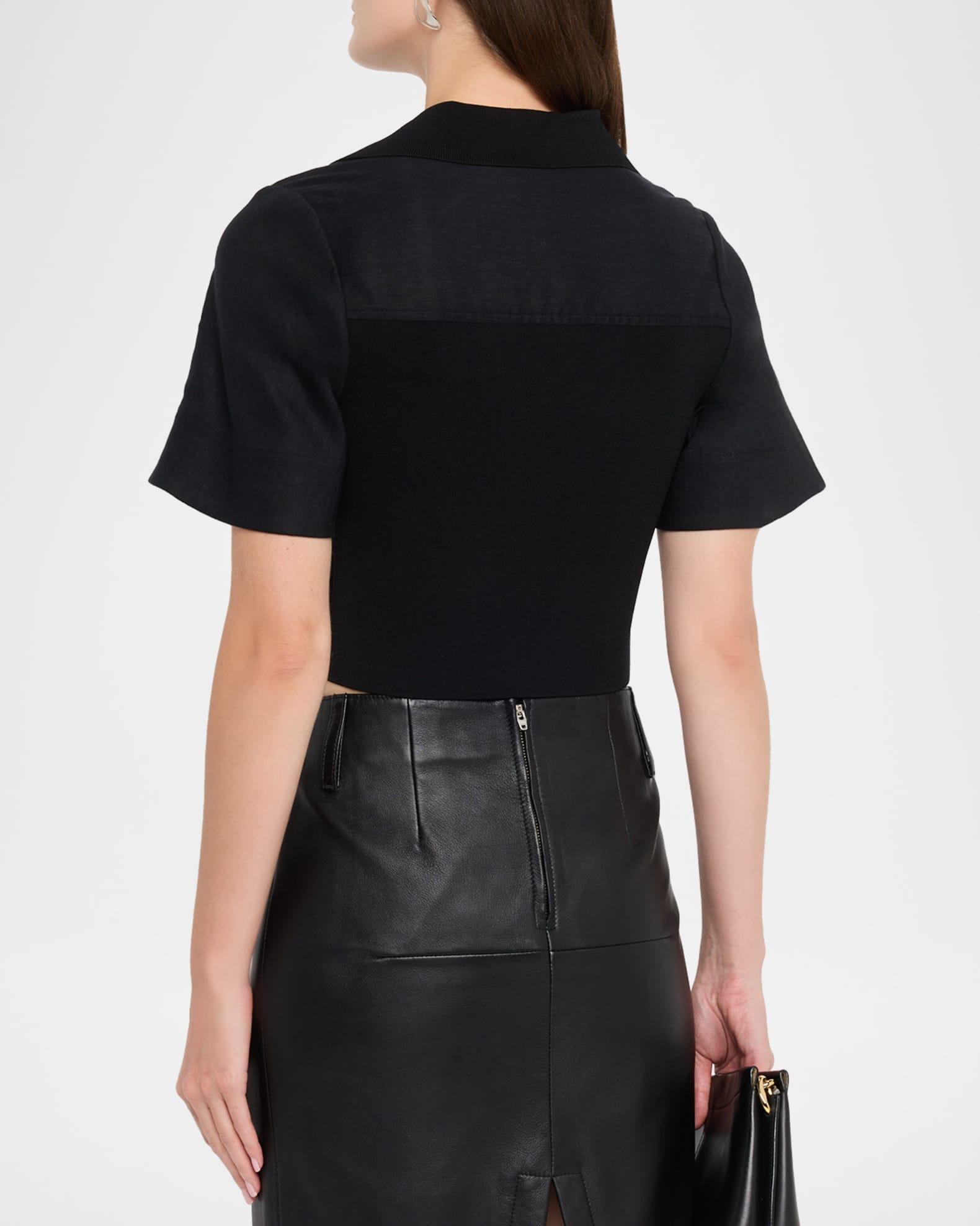 Lizzie Short-Sleeve Combo Top Product Image