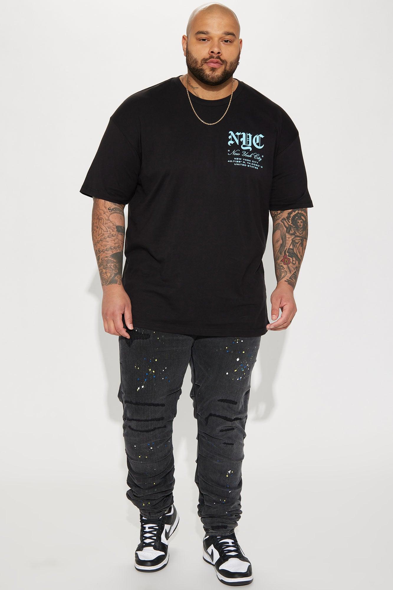 Stack On Stacked Skinny Jeans - Black Wash Product Image