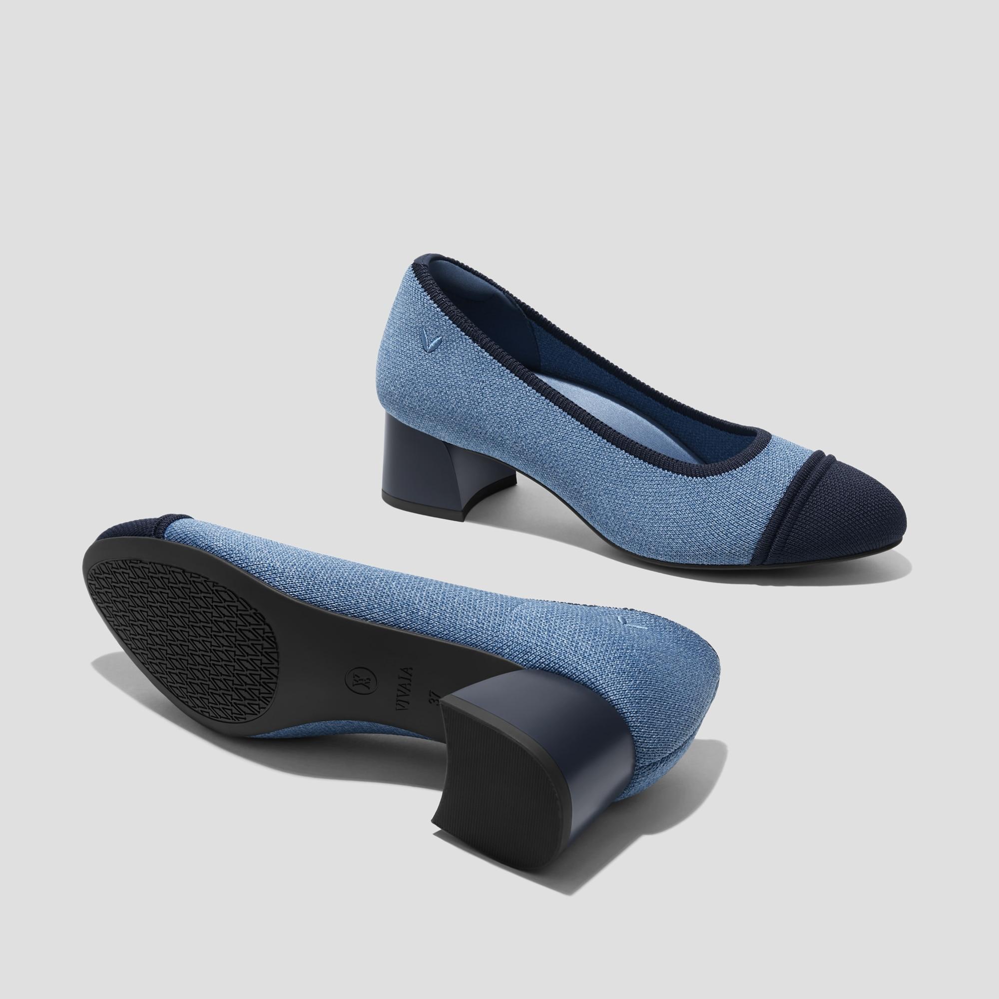 Almond-Toe  Chunky Heels (Julie Pro) Product Image