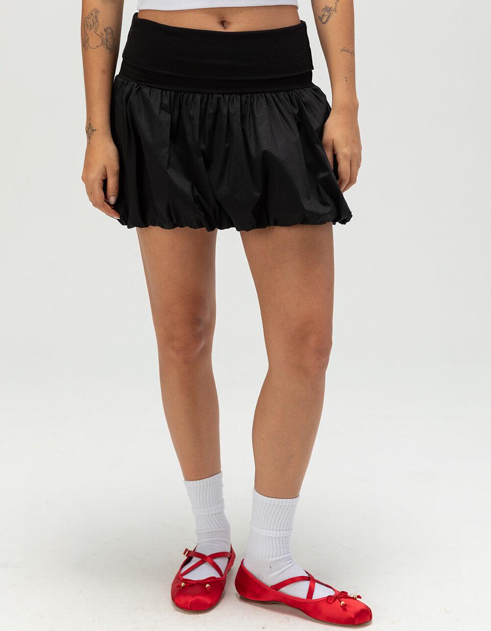 RSQ Womens Bubble Mini Skirt - BLACK Product Image
