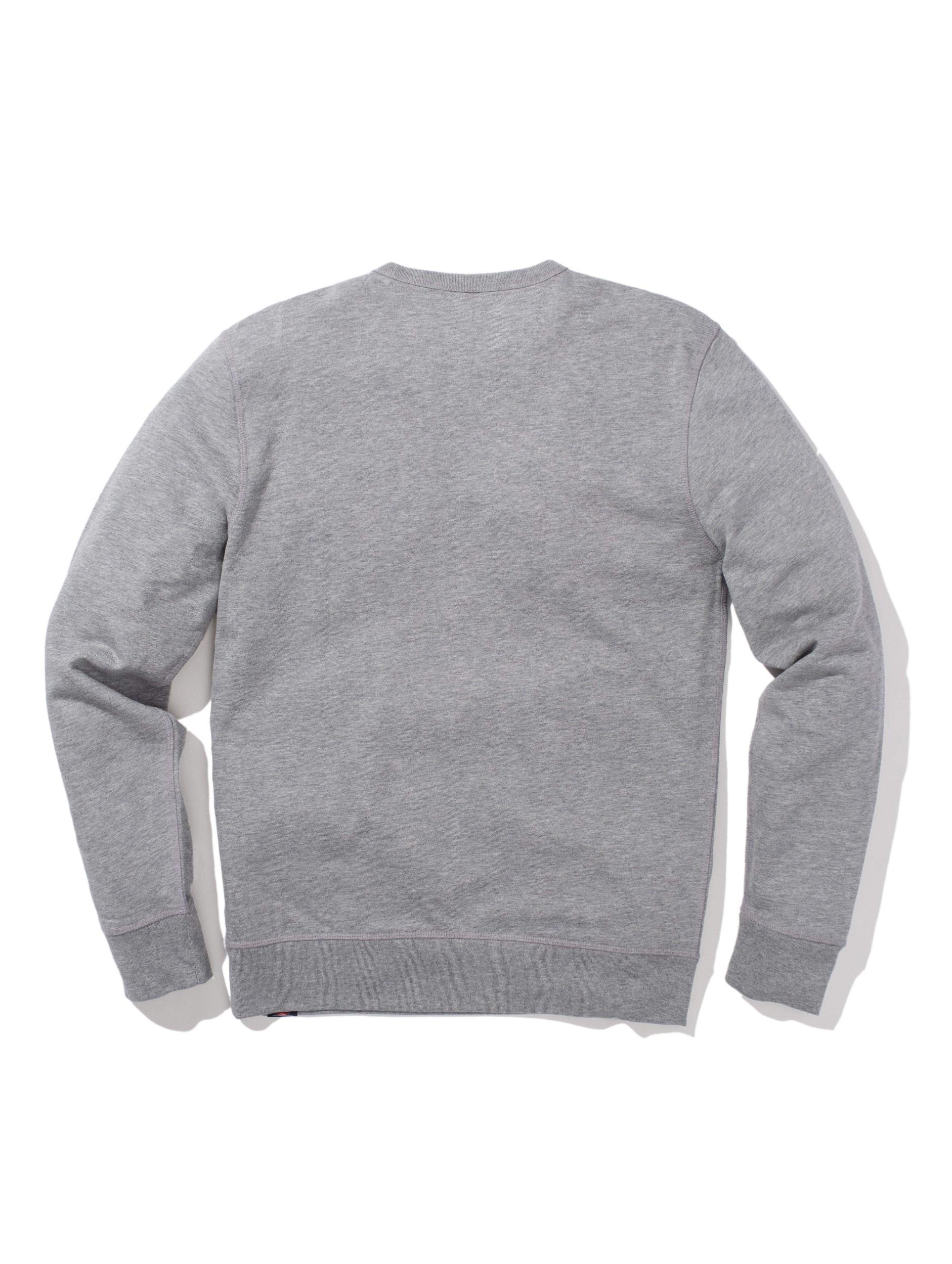 Nashville Long-Sleeve Terry Crewneck - Grey Heather Male Product Image