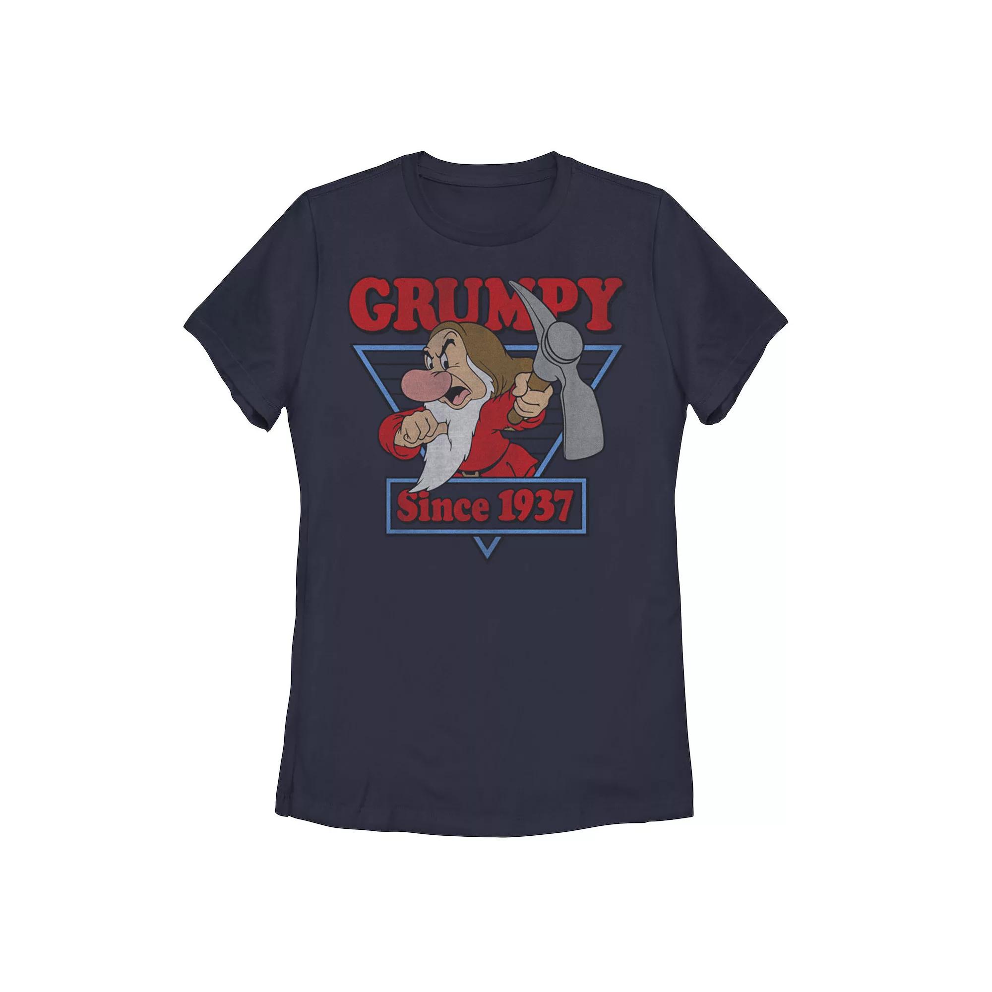 Juniors' Snow White And The Seven Dwarfs Grumpy Since 1937 Graphic Tee, Girl's,  Product Image