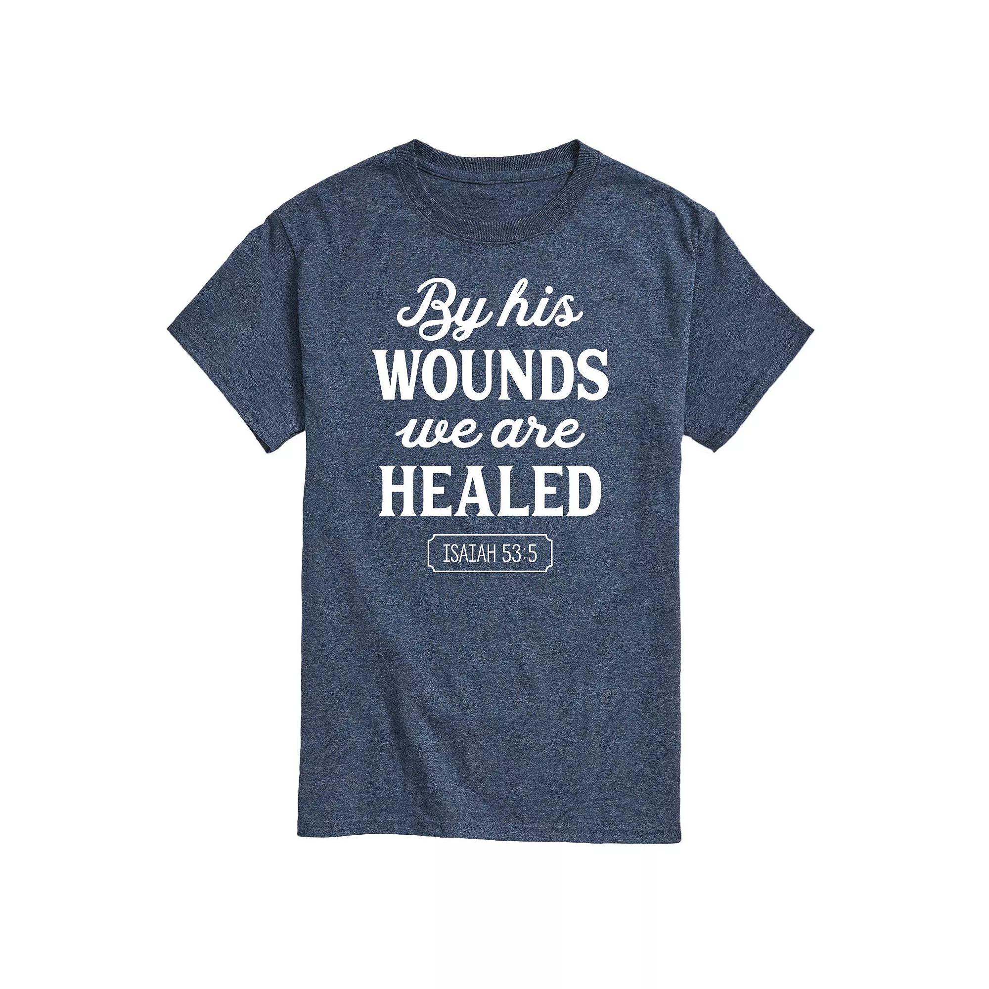 Men's By His Wounds Isaiah Graphic Tee,  Product Image