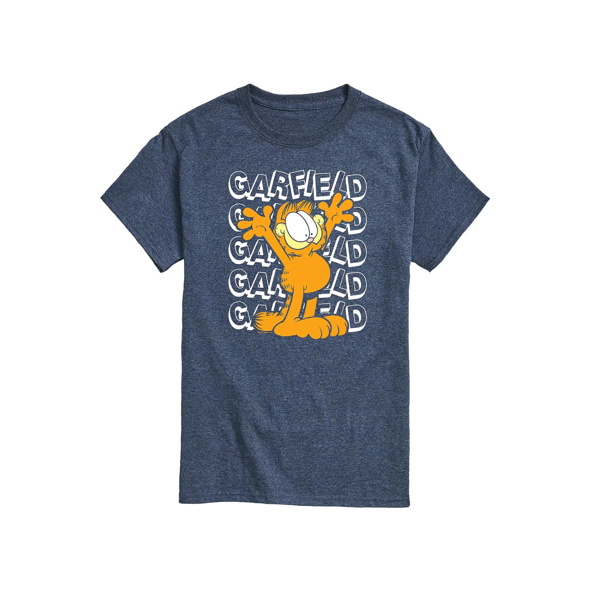 Men's Garfield Repeated Graphic Tee,  Product Image