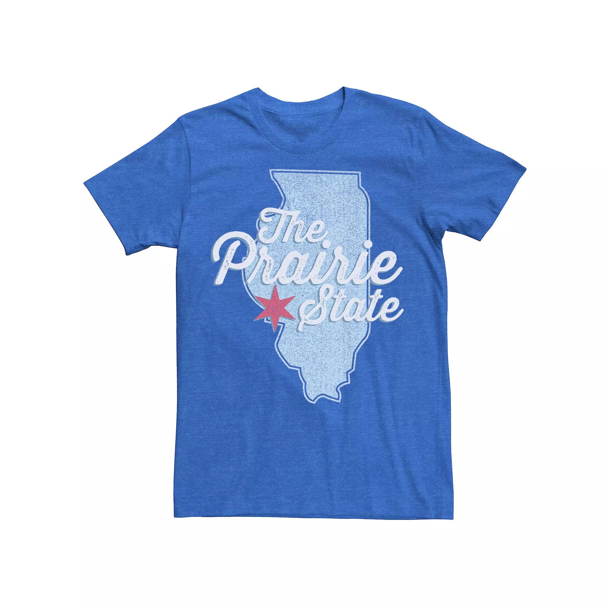Men's The Prairie State Illinois State Pride Vintage Tee,  Product Image