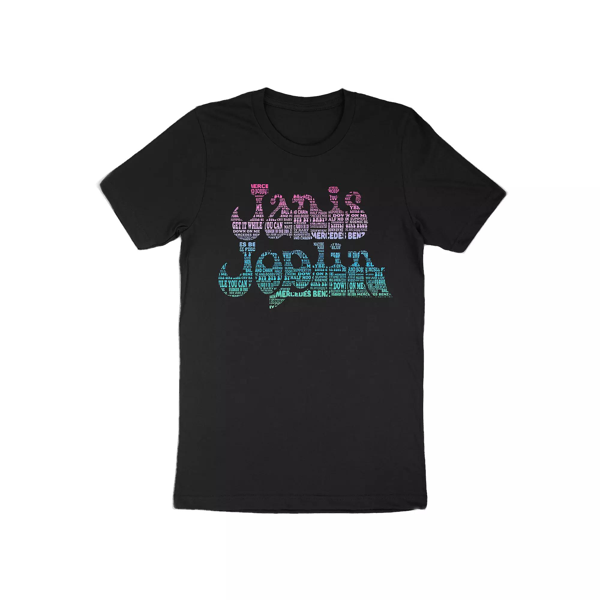 Men's Janis Joplin Tee, Size: Large, Black Product Image