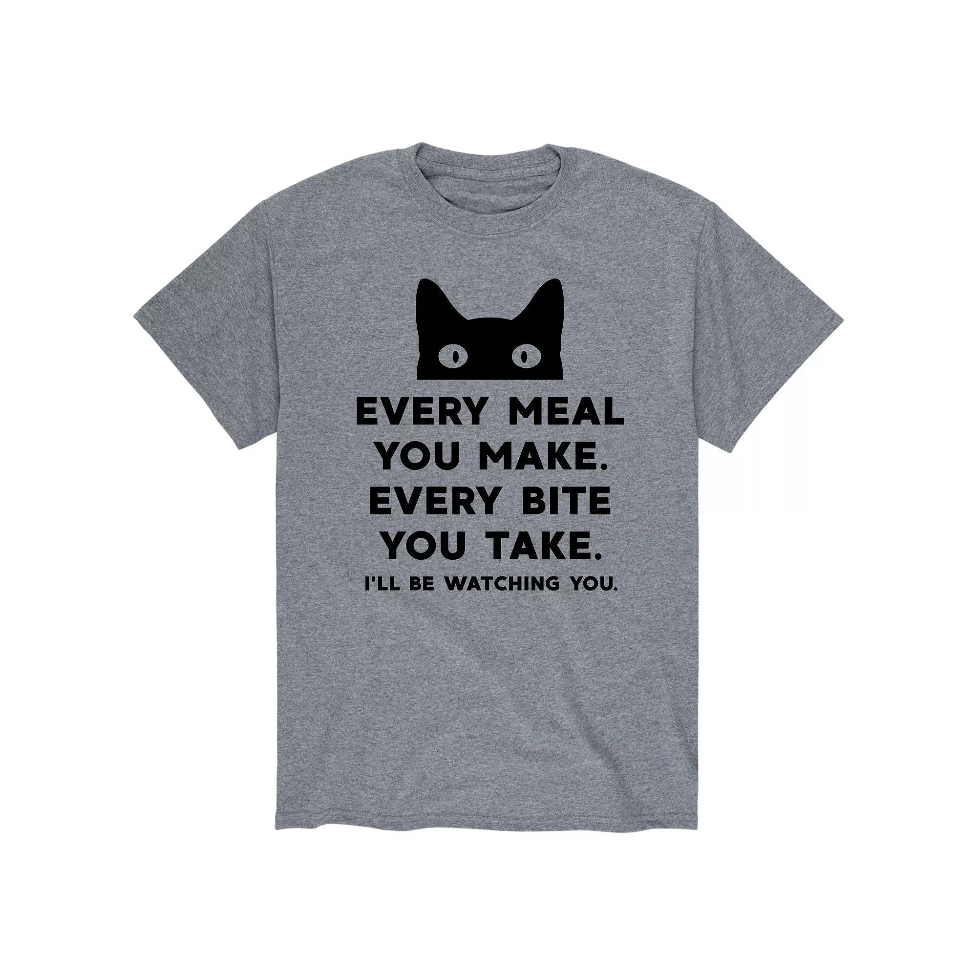 Men's Ill Be Watching You Cat Tee,  Product Image