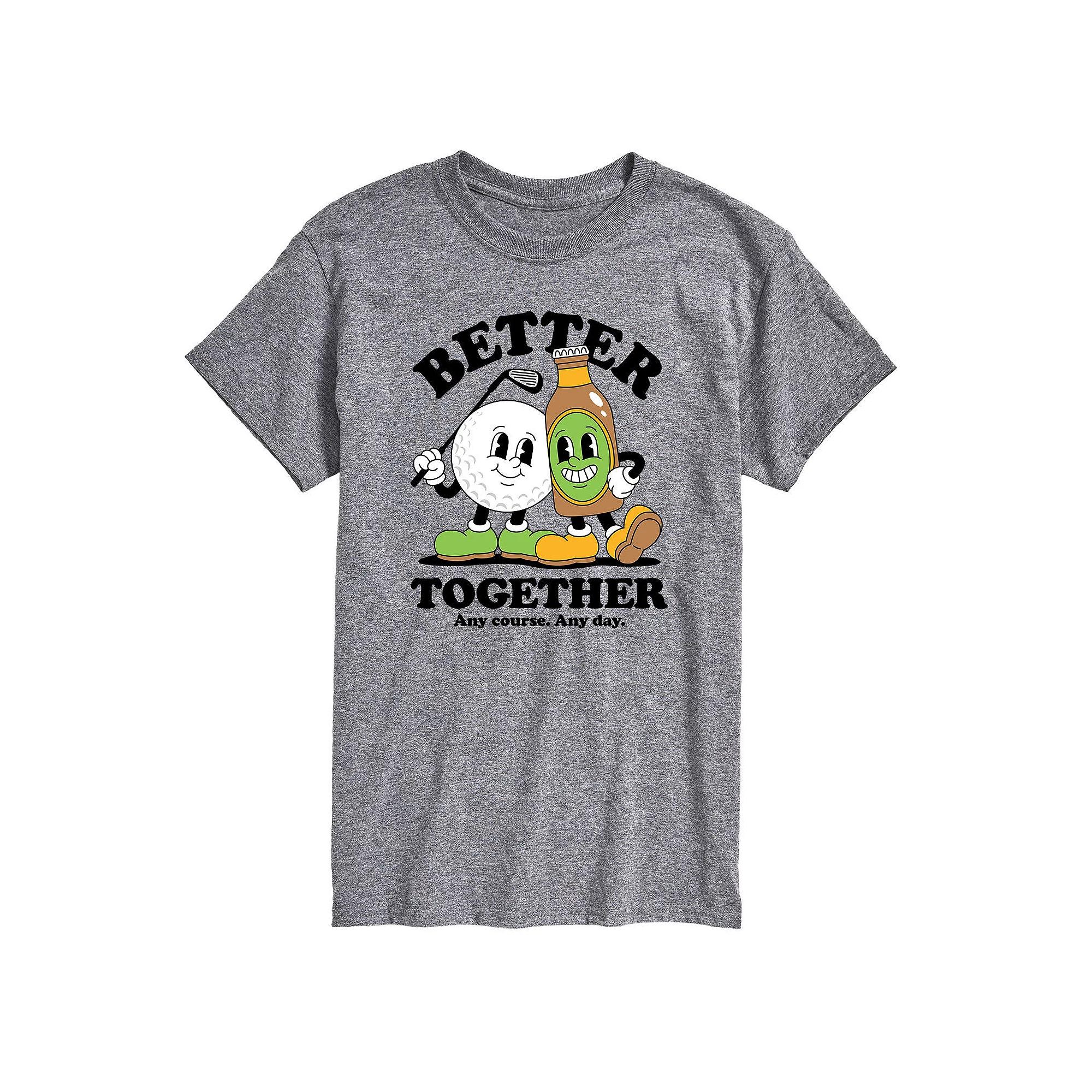 Men's Golf Mascots Better Together Graphic Tee,  Product Image