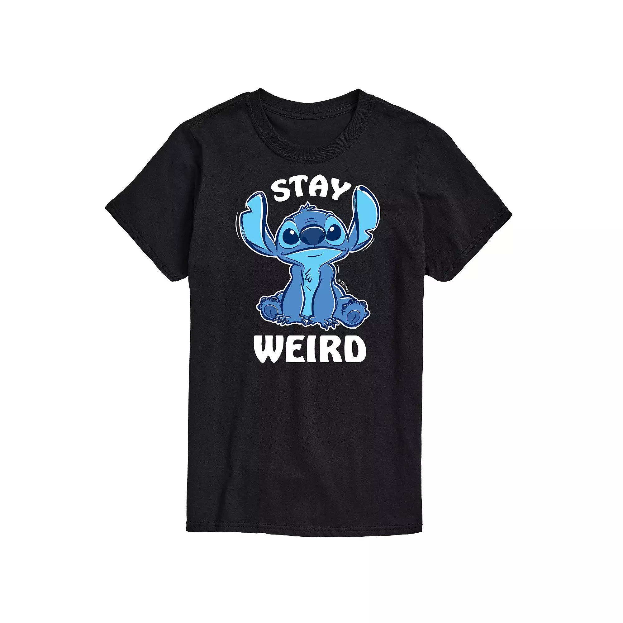 Disney's Lilo and Stitch Big & Tall Stay Weird Graphic Tee, Men's,  Product Image