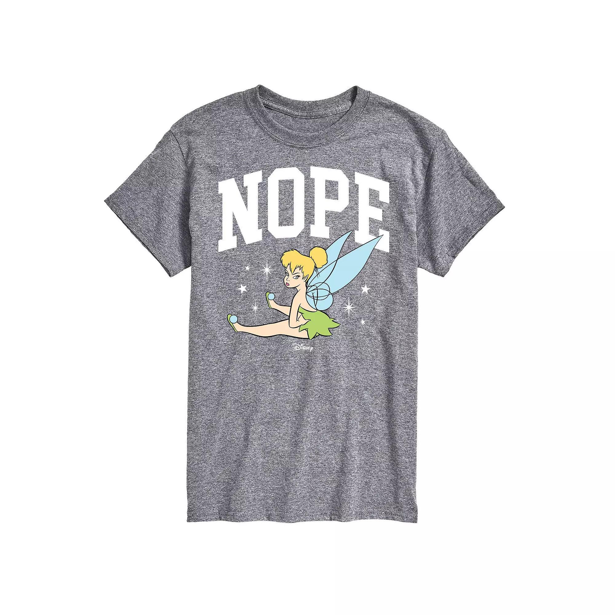 Disney's Tinker Bell Big & Tall Nope Graphic Tee, Men's,  Product Image