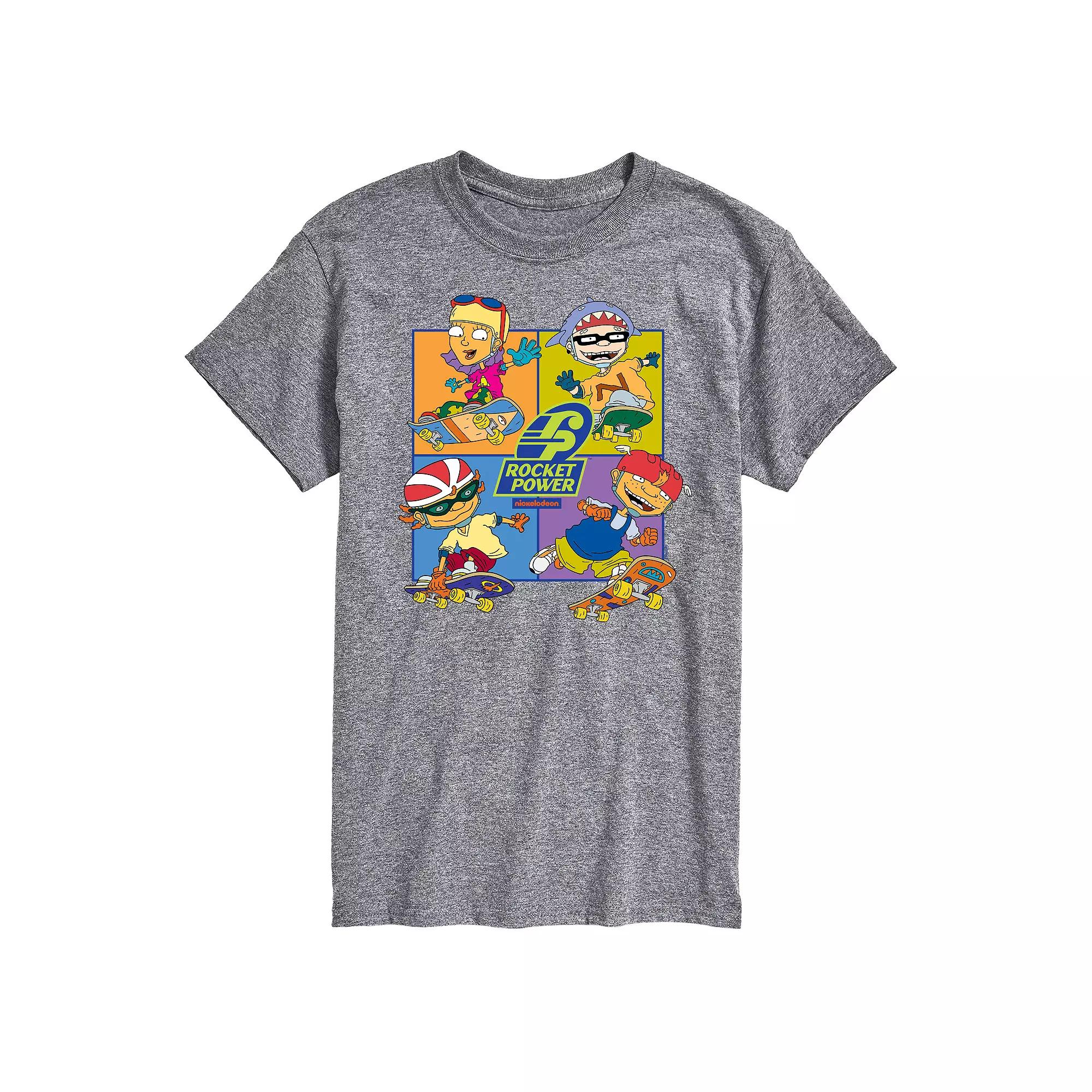 Big & Tall Nickelodeon Rugrats Rocket Power Grid Graphic Tee, Men's,  Product Image
