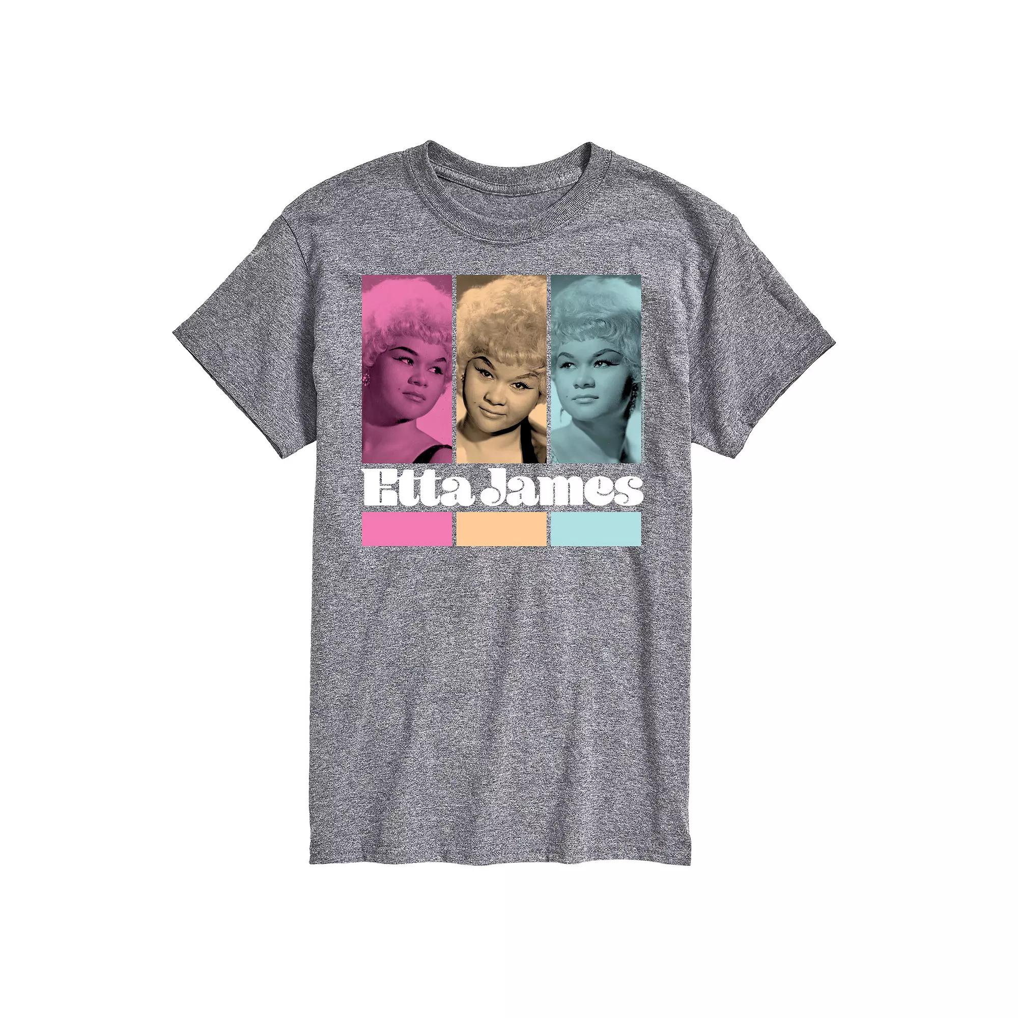 Big & Tall Etta James Grid Tee, Men's,  Product Image